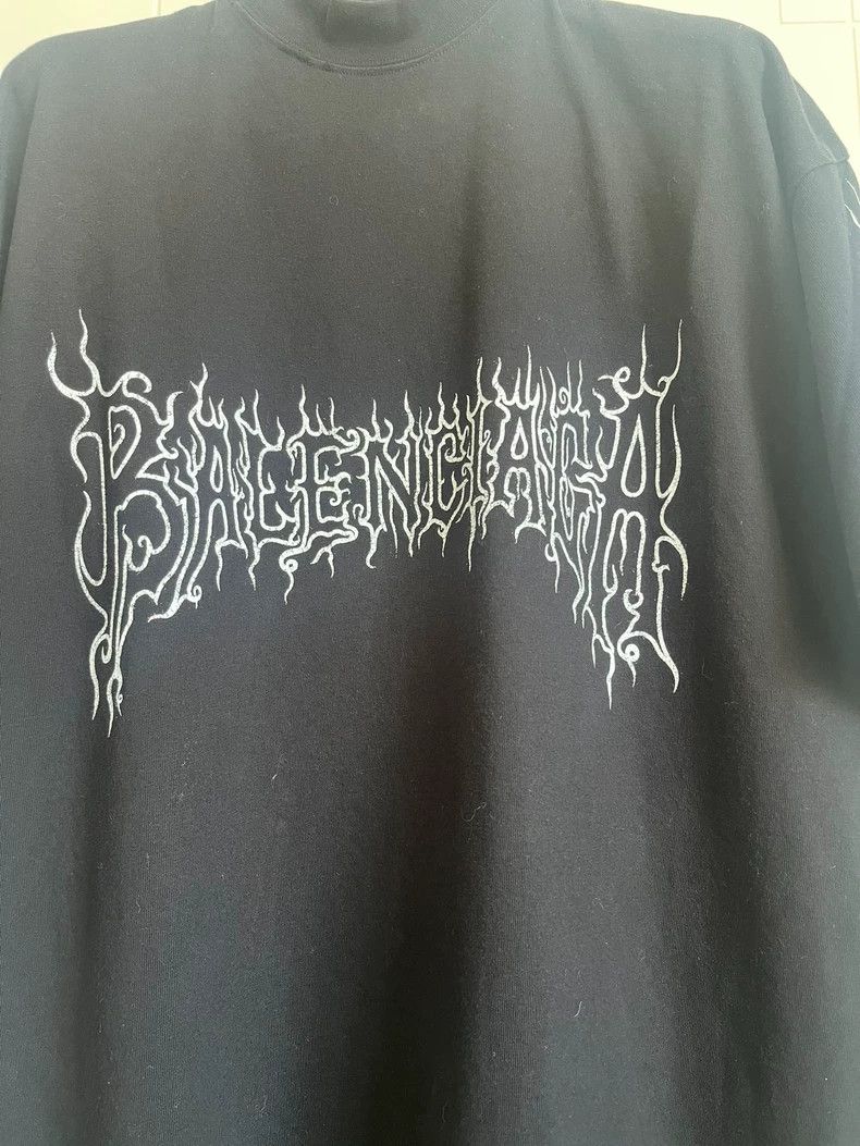 Balenciaga Balenciaga Classic Black and White Classic Letter Print T Size US S / EU 44-46 / 1 - 3 Thumbnail