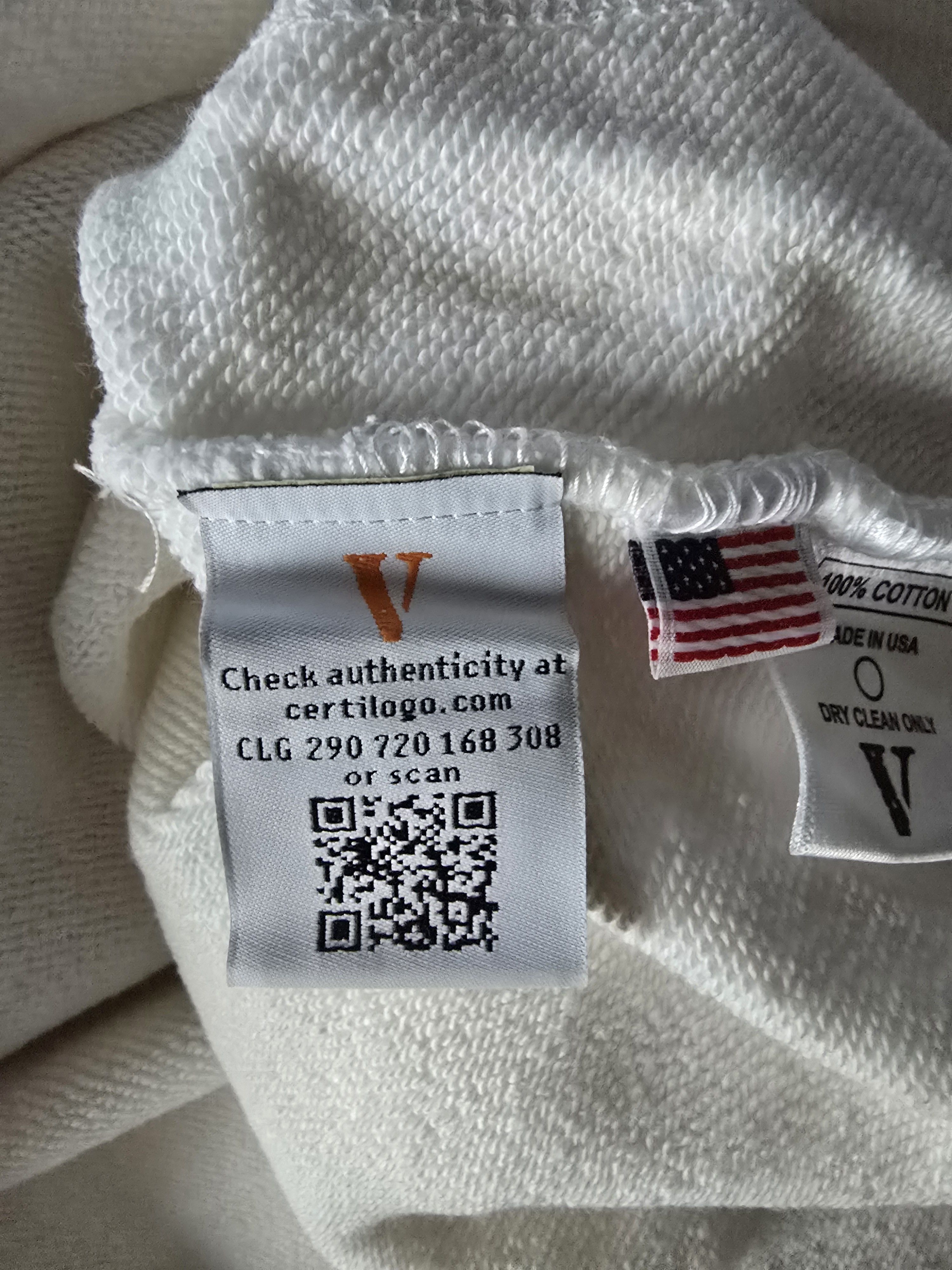Vlone Vlone Vice City Hoodie 'White' Size US M / EU 48-50 / 2 - 8 Thumbnail