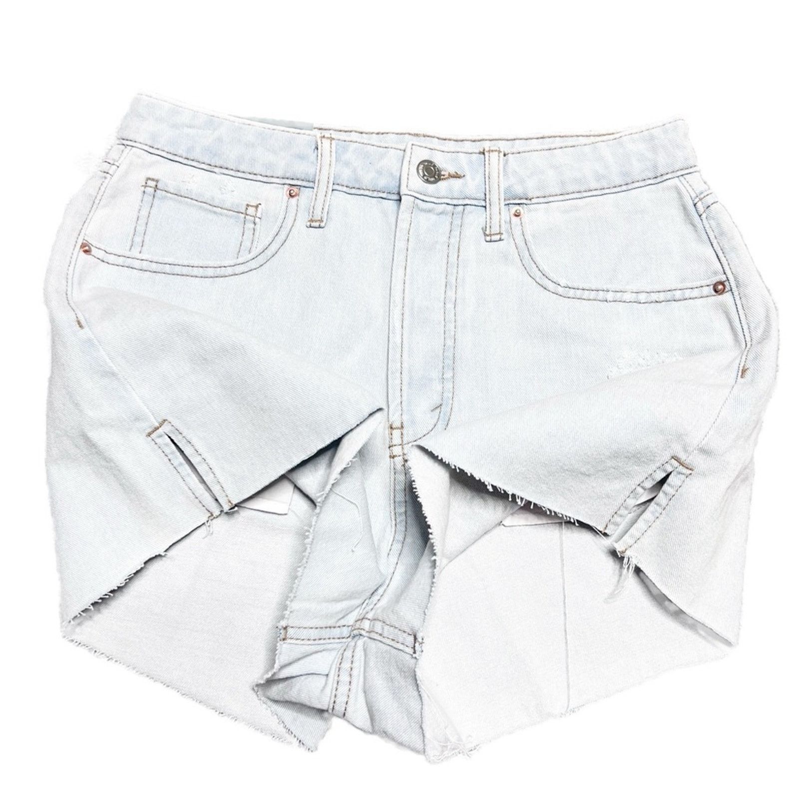 Target Basics New with Tags Wild Fable Women’s Super High Rise Jean Shorts Size 28" / US 6 / IT 42 - 5 Thumbnail