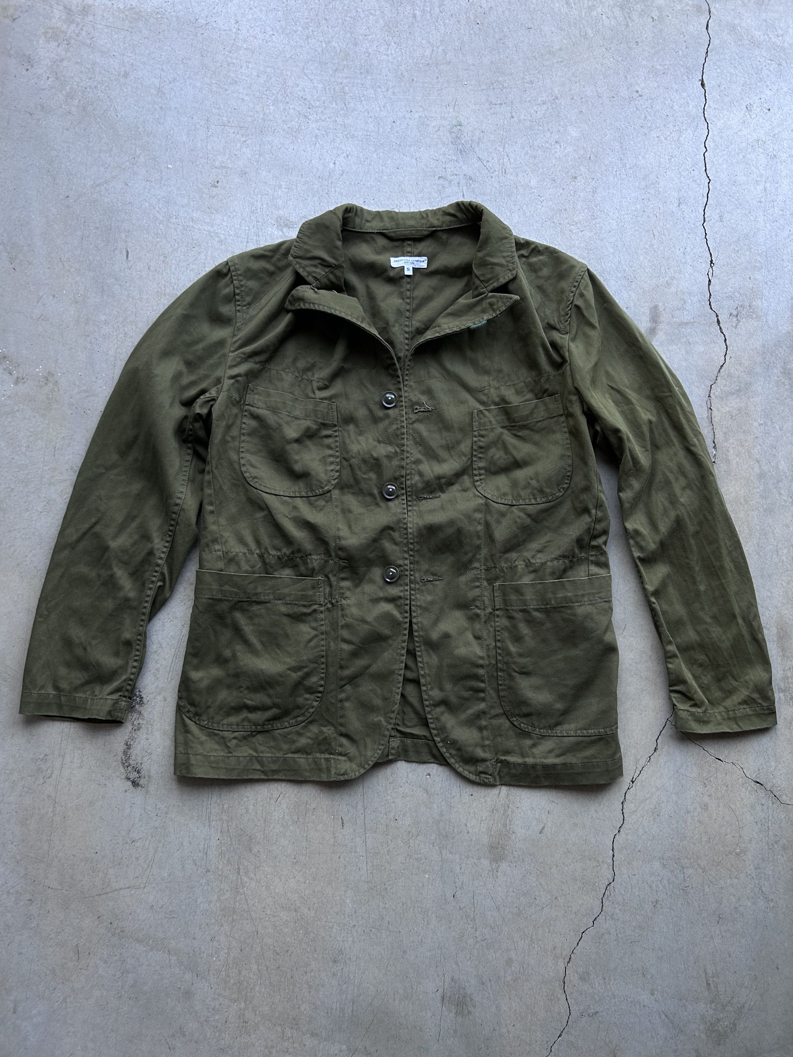 image of Engineered Garments Bedford Jacket (Olive), Men's (Size Small)