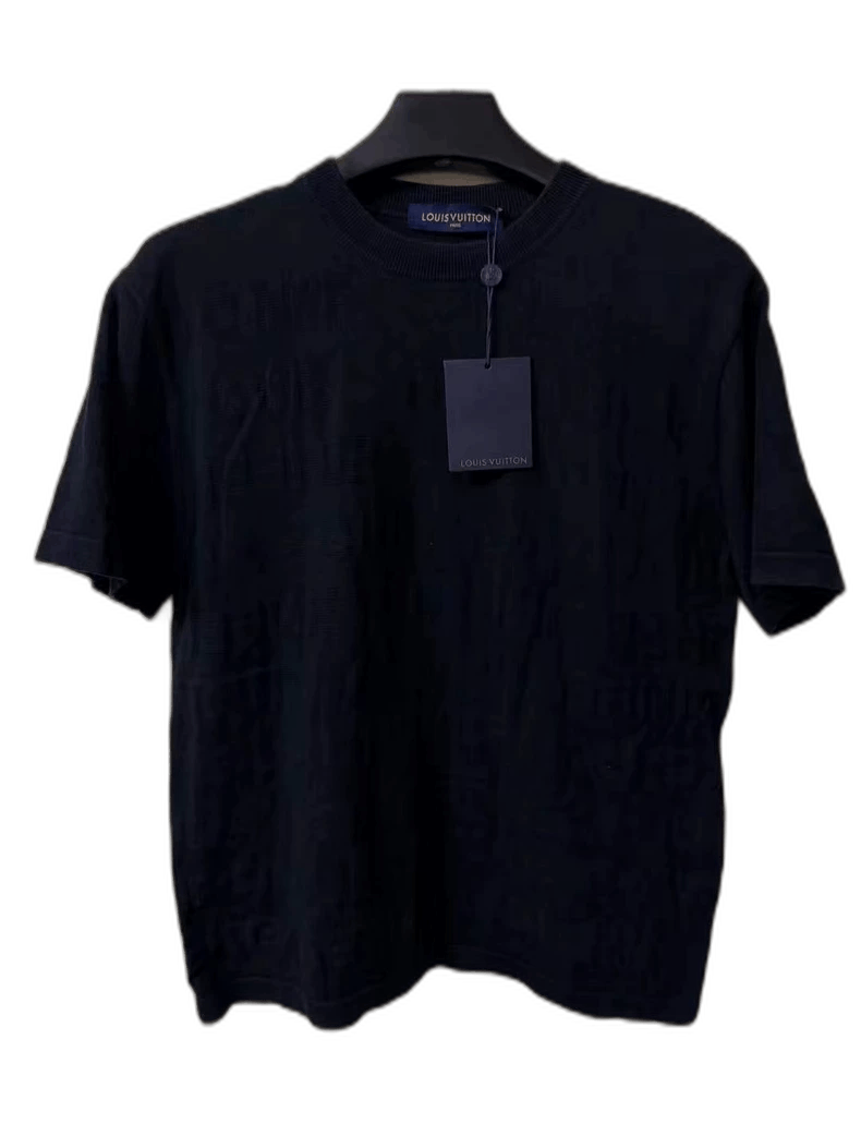 Louis Vuitton louis vuitton black short sleeve tee-2507 Size US M / EU 48-50 / 2 - 1 Thumbnail