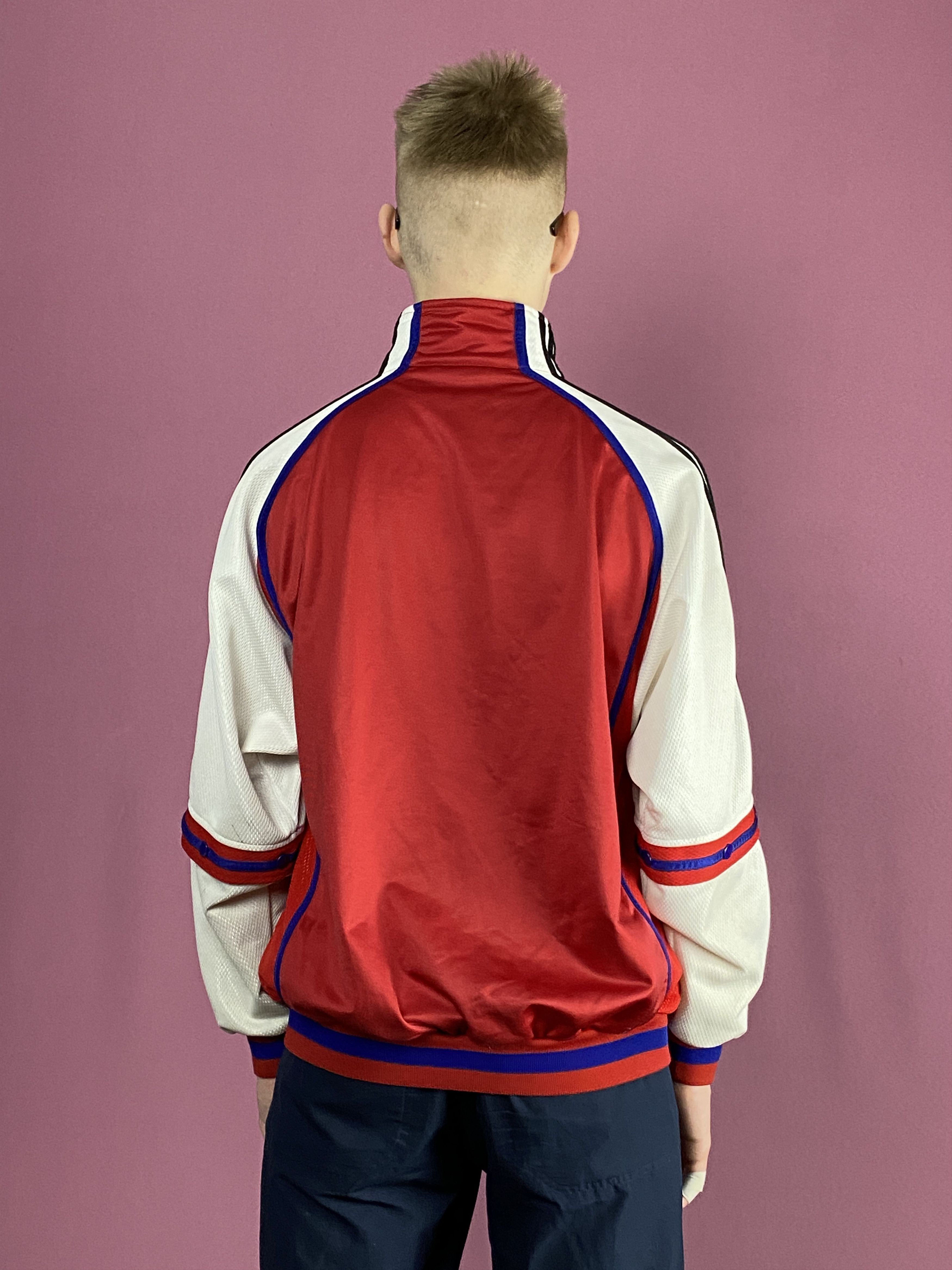 Adidas × Vintage 90s Adidas Vintage Men's Snap Sleeve Track Jacket - S Size US S / EU 44-46 / 1 - 3 Thumbnail