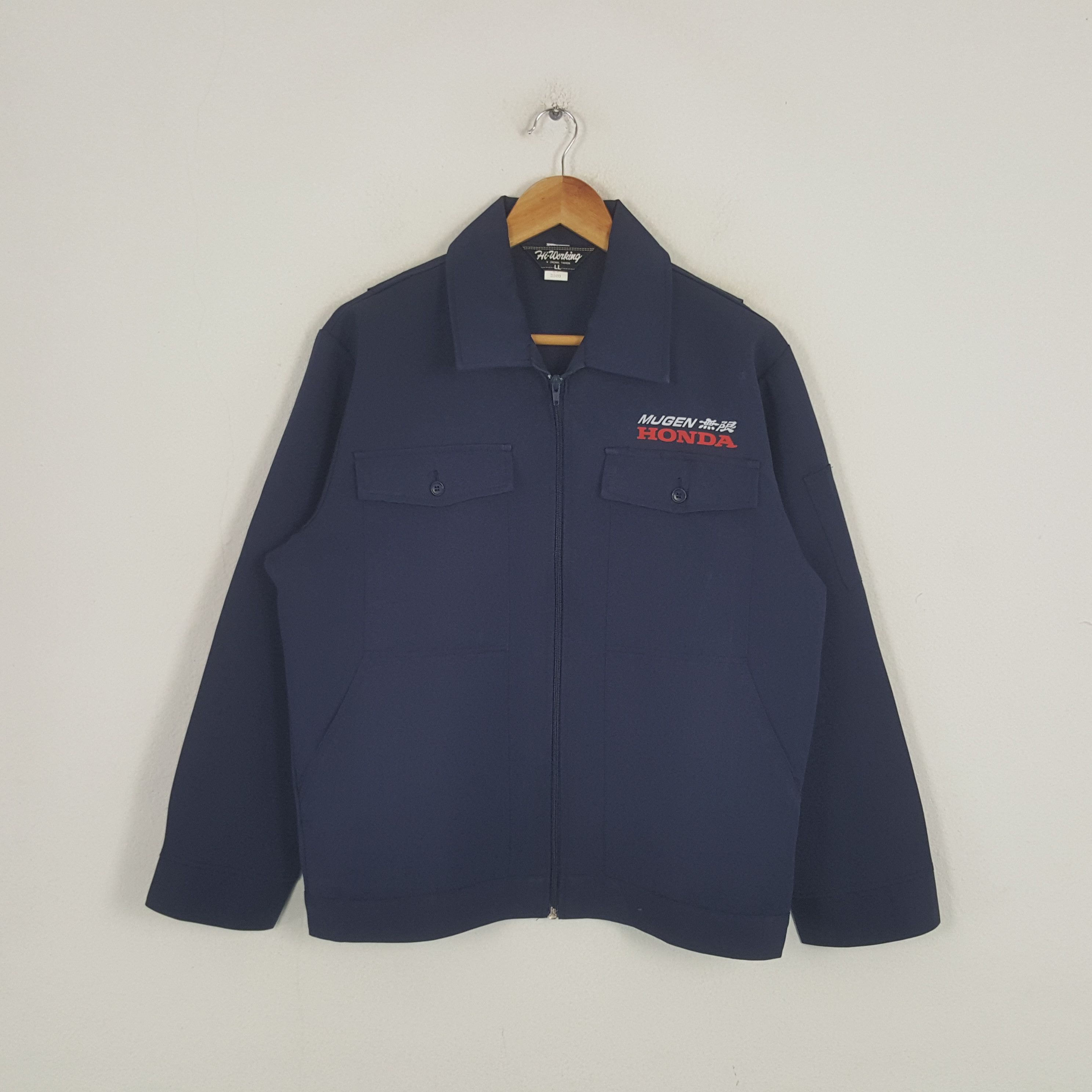 Japanese Brand × Vintage Vintage Honda Mugen Japanese Racing Team Custom Art Jacket Size US L / EU 52-54 / 3 - 2 Thumbnail