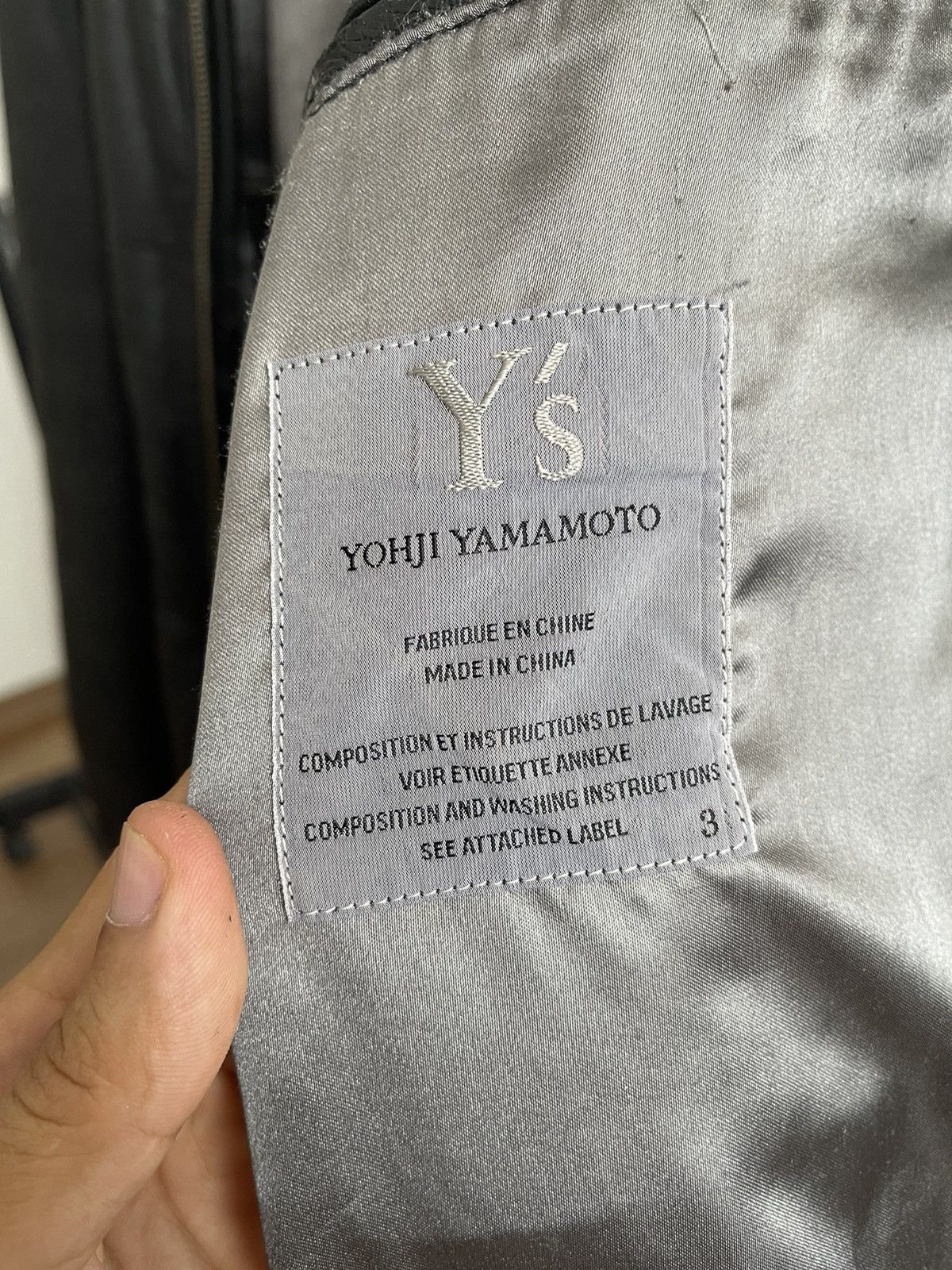 Vintage Yohji Yamamoto Y’s Vintage Leather Jacket Japan 90s Archive Size US L / EU 52-54 / 3 - 14 Thumbnail