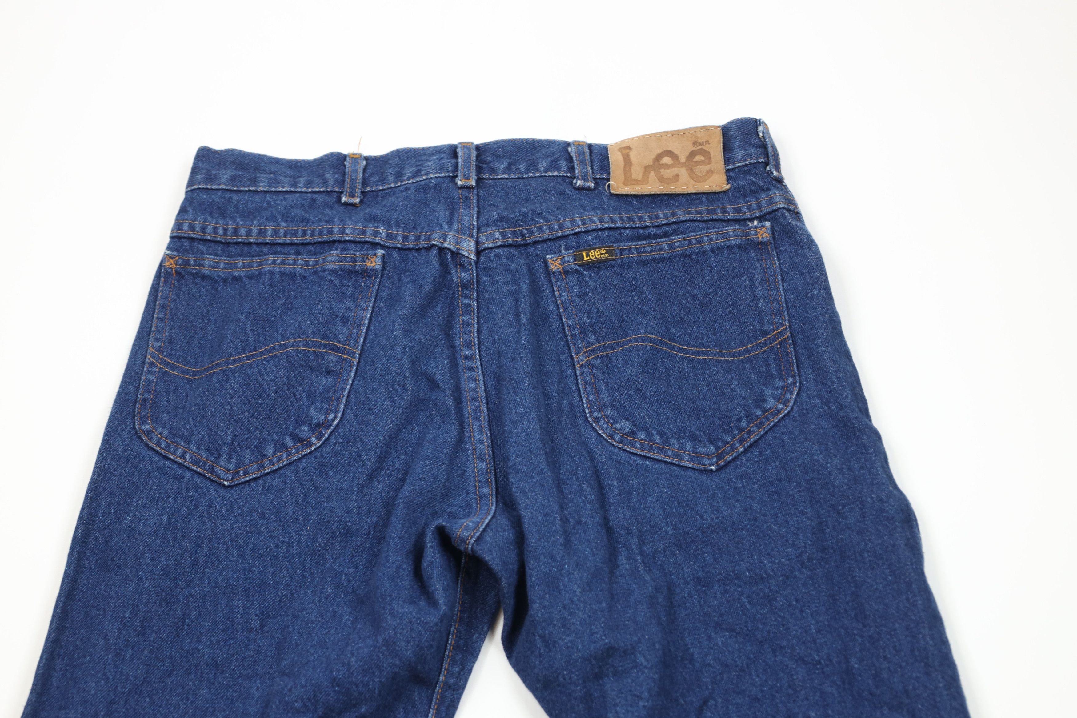Lee × Vintage Vintage 90s Lee Straight Leg Denim Jeans Blue Cotton USA Size US 32 / EU 48 - 9 Thumbnail