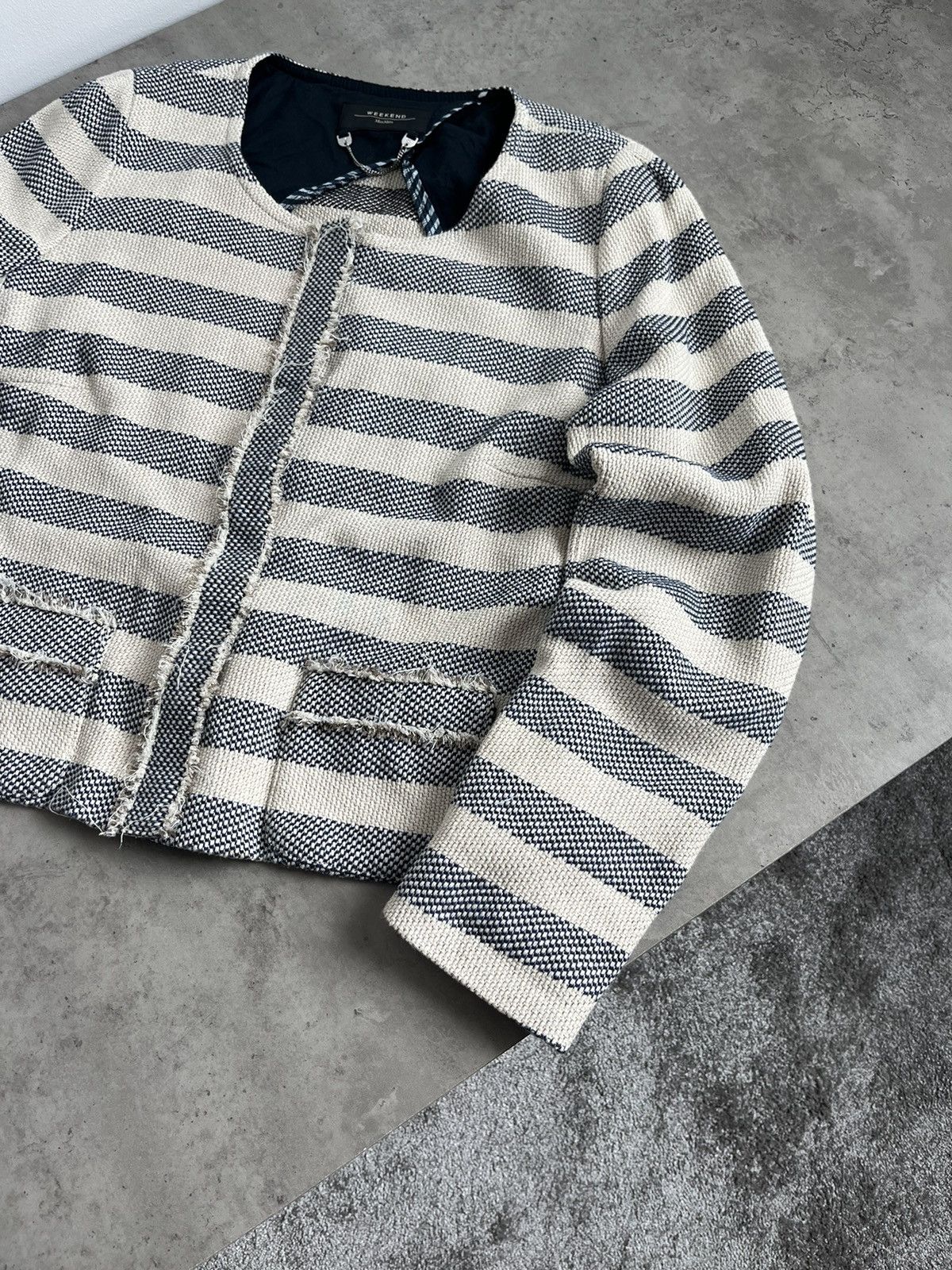 Designer × Weekend Max Mara Max Mara Weekend Fringe Blazer Size M / US 6-8 / IT 42-44 - 5 Thumbnail