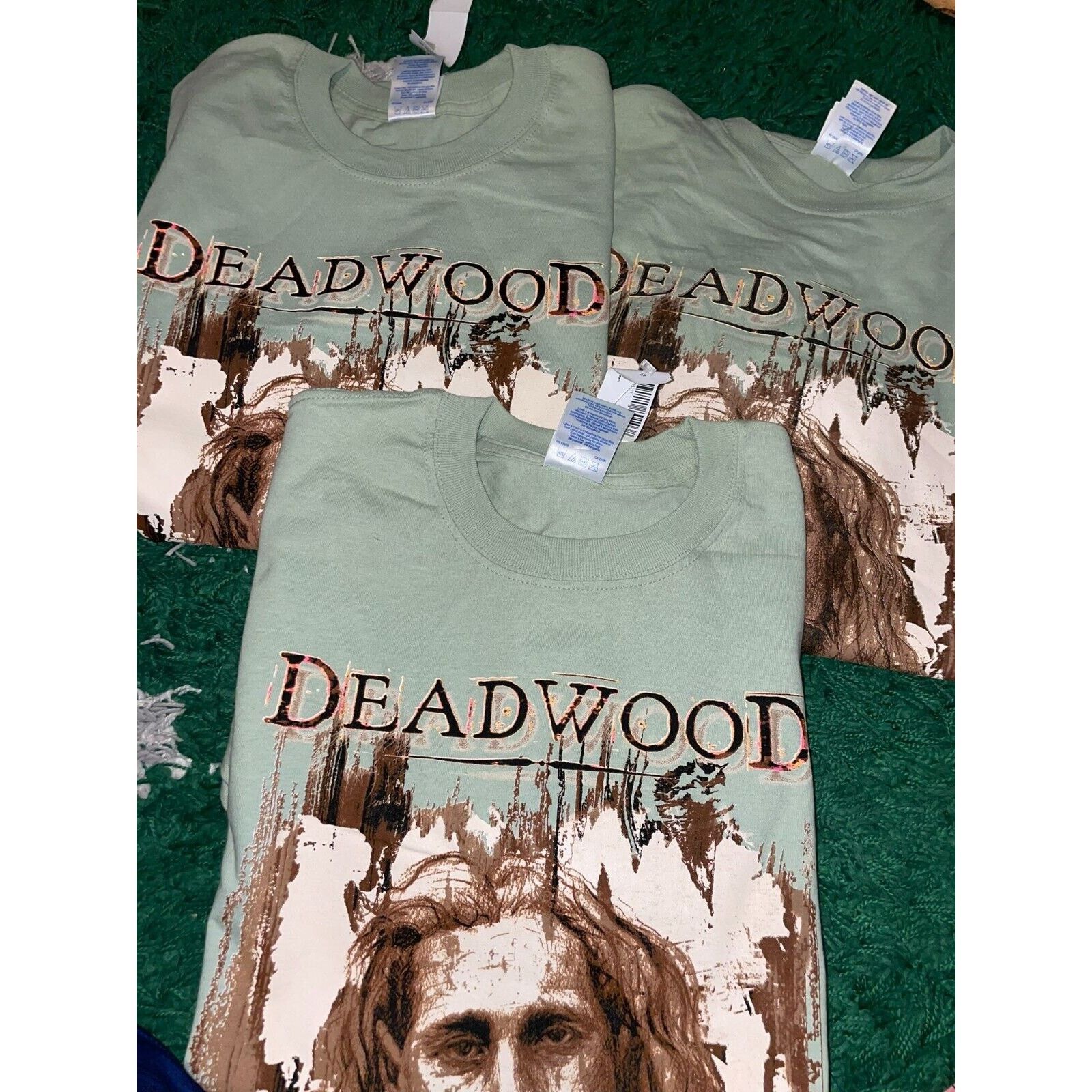 Gildan Vintage Deadwood Shirt Wild Bill Hickok Folk Hero Tee VTG M Size US M / EU 48-50 / 2 - 11 Thumbnail