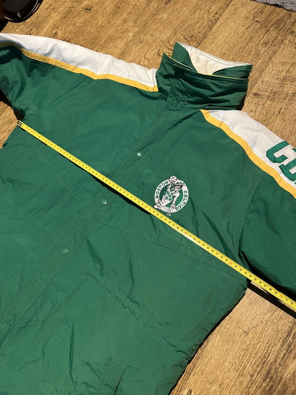 Starter Vintage 90s Boston Celtics Starter Parka Jacket NBA Mens L Size US L / EU 52-54 / 3 - 18 Thumbnail