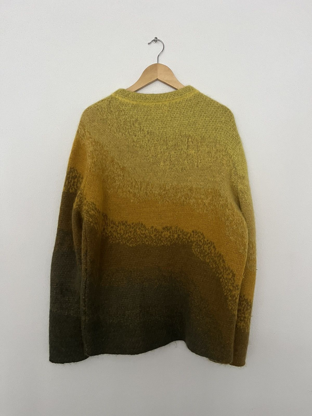 ERL ERL yellow khaki gradient fluffy knit sweater Size US L / EU 52-54 / 3 - 2 Thumbnail