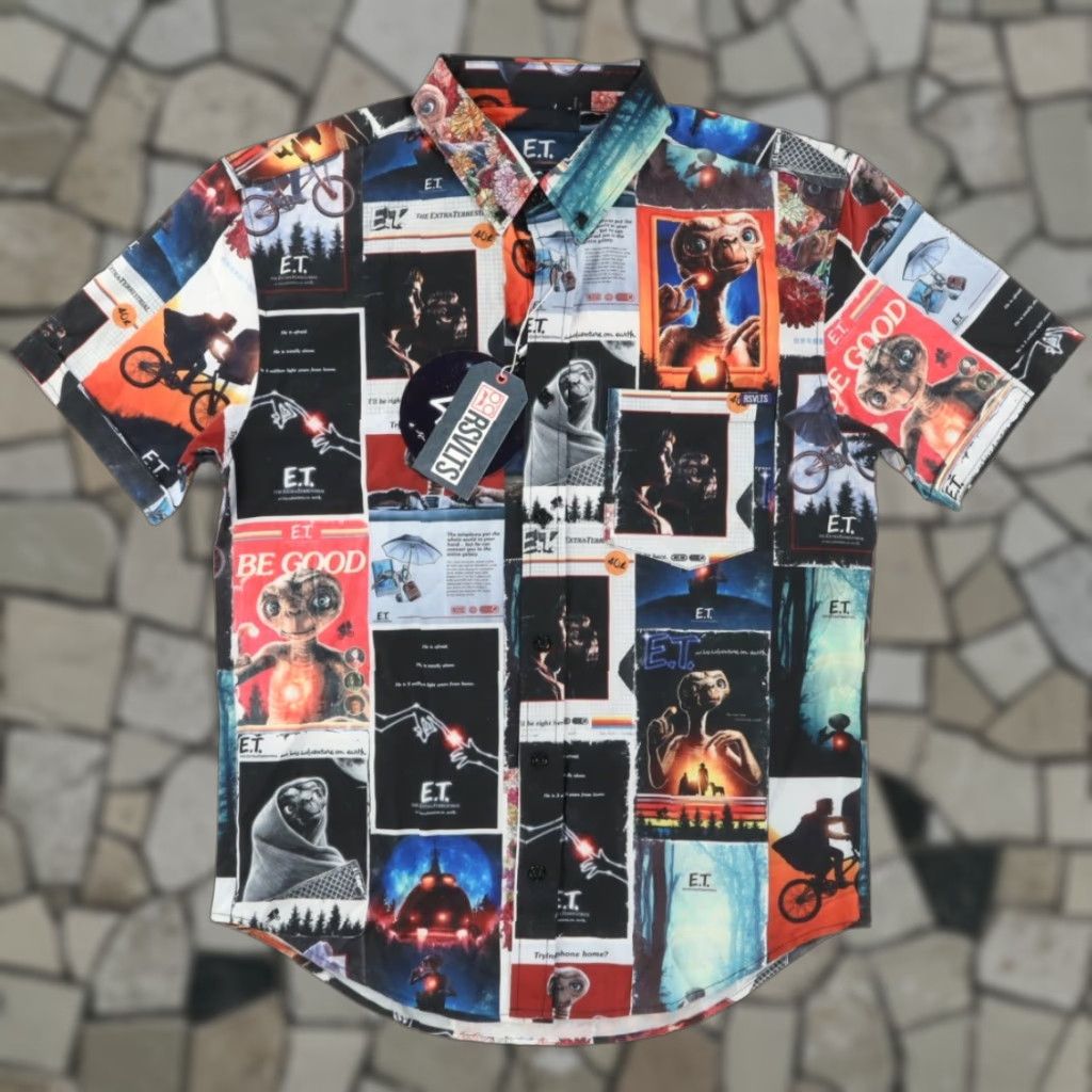 Vintage RSVLTS x ET Movie Poster Kunuflex Button Down Shirt Men's M Size US M / EU 48-50 / 2 - 1 Thumbnail