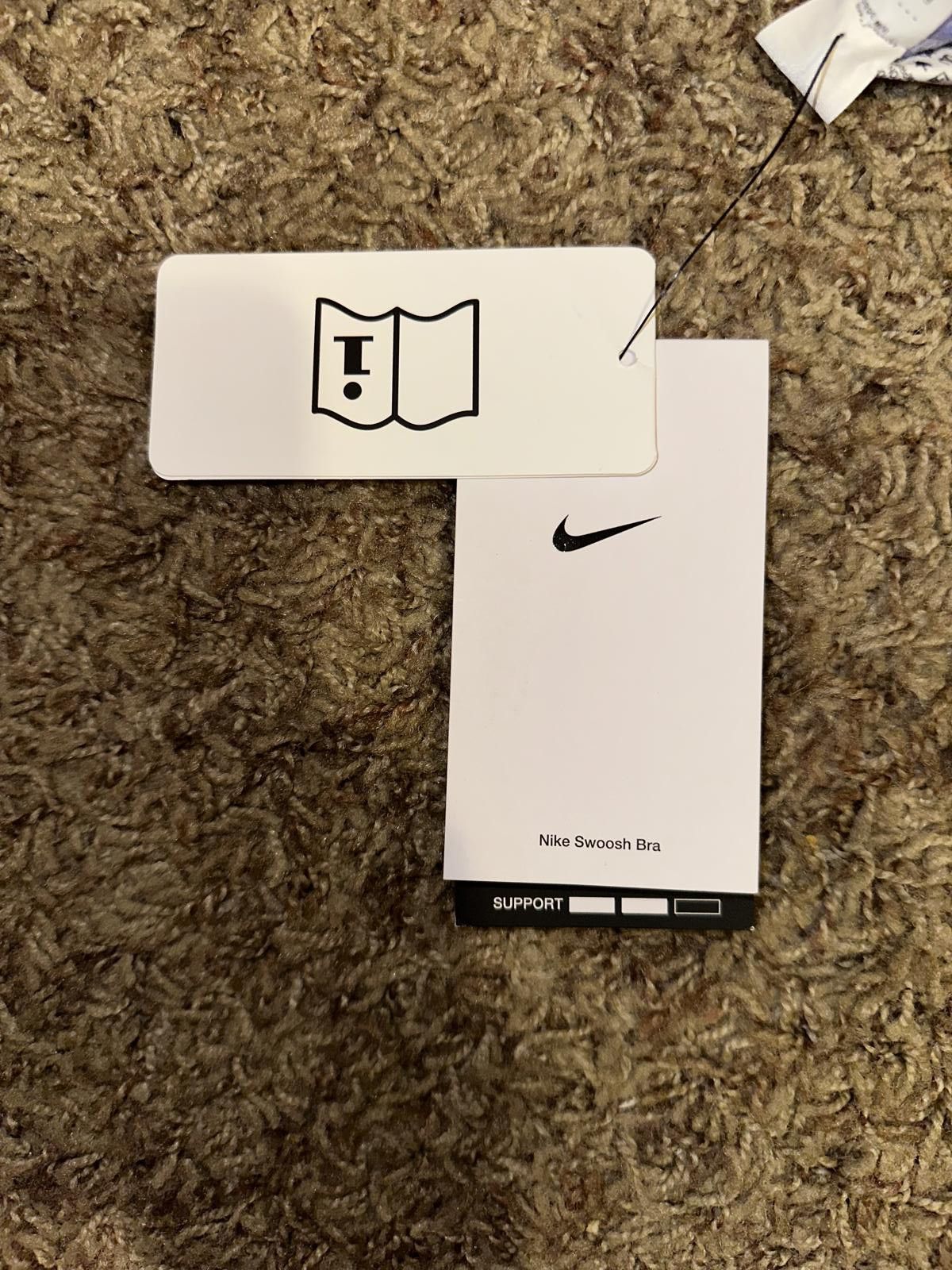 Nike Nike Sports Bra Dri Fit Black Athletic Training Bra Sample Size ONE SIZE - 11 Thumbnail