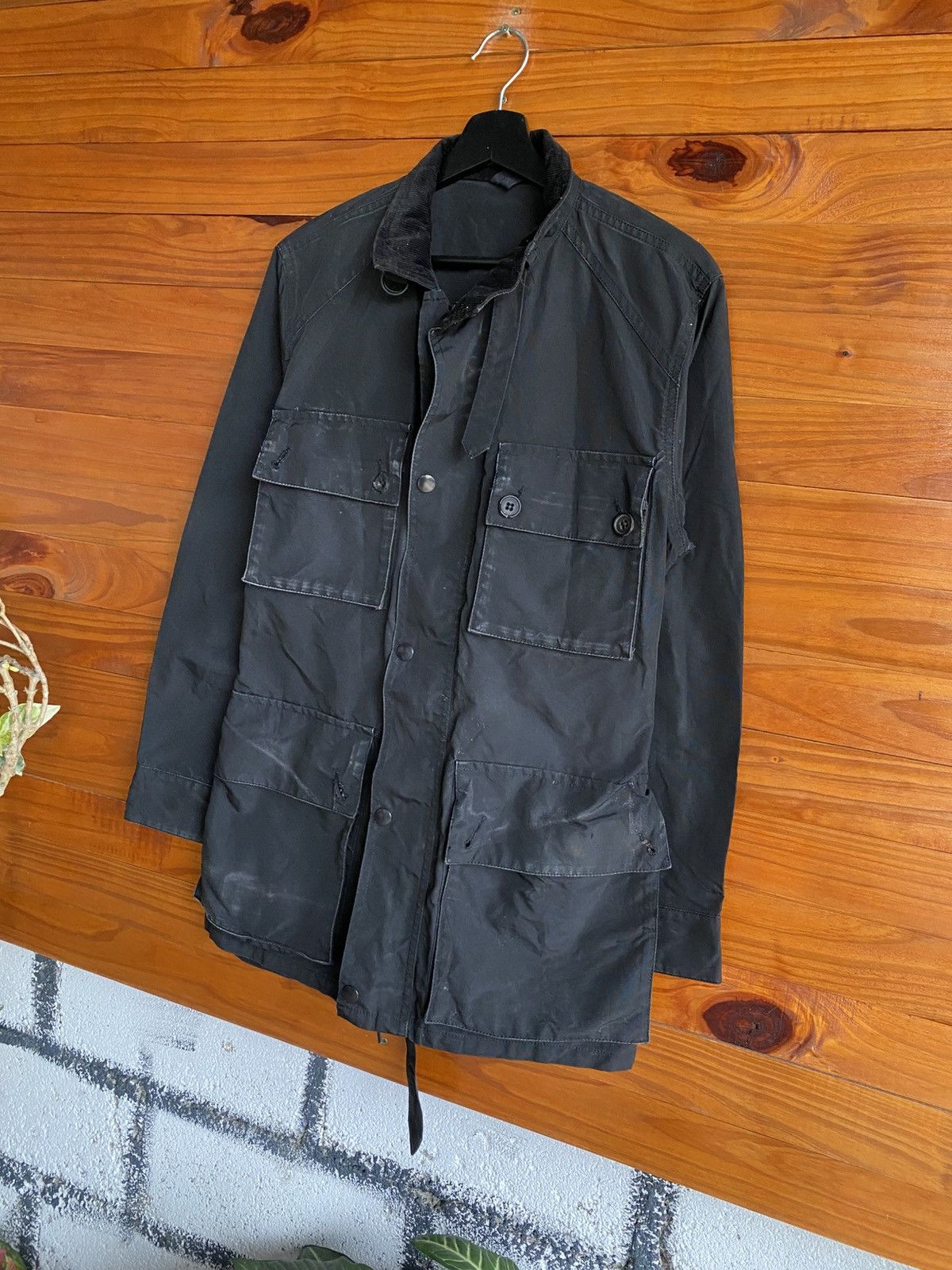 Margaret Howell Margaret Howell MEN Black Field Jacket Military Workwear Size US S / EU 44-46 / 1 - 4 Thumbnail