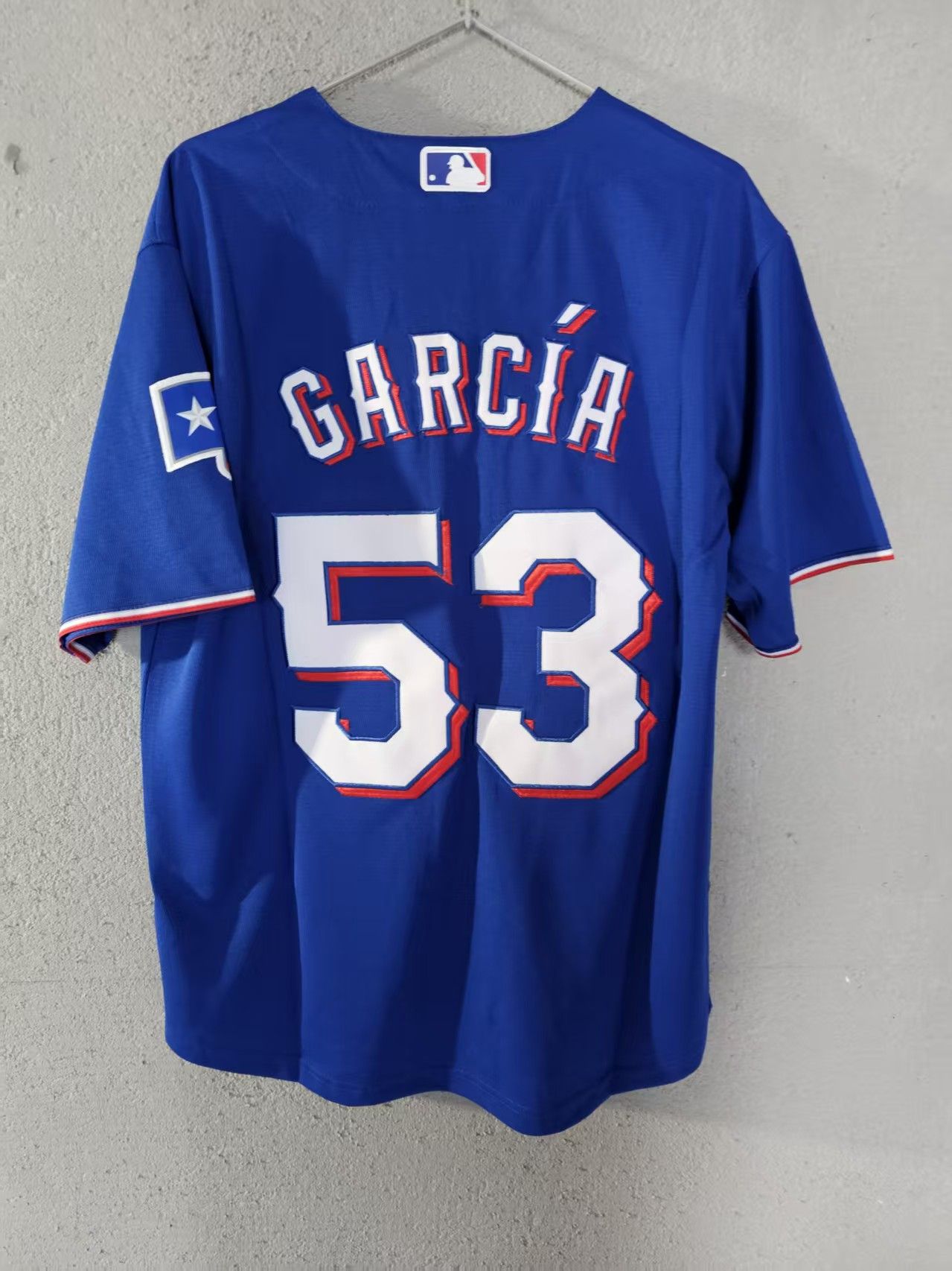MLB Texas Rangers #53 Garcia Jersey Blue XL Size US XL / EU 56 / 4 - 1 Thumbnail