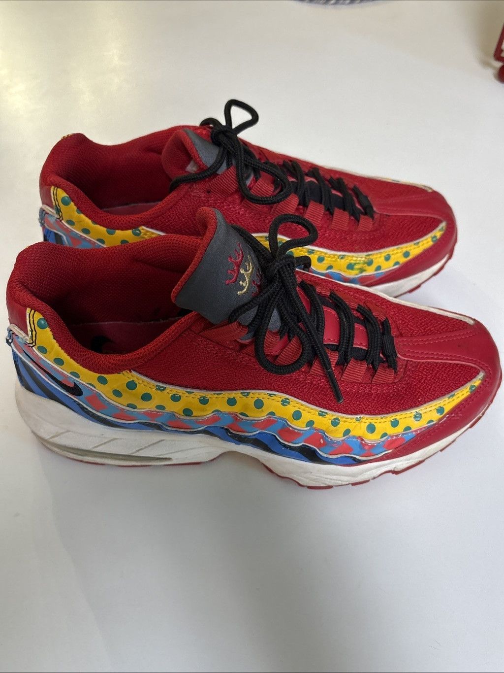 Nike Nike Air Max 95 GS 'Baltimore Home' CI4422-600 size 5.5 Y/W Size US 5.5 / EU 38 - 3 Thumbnail