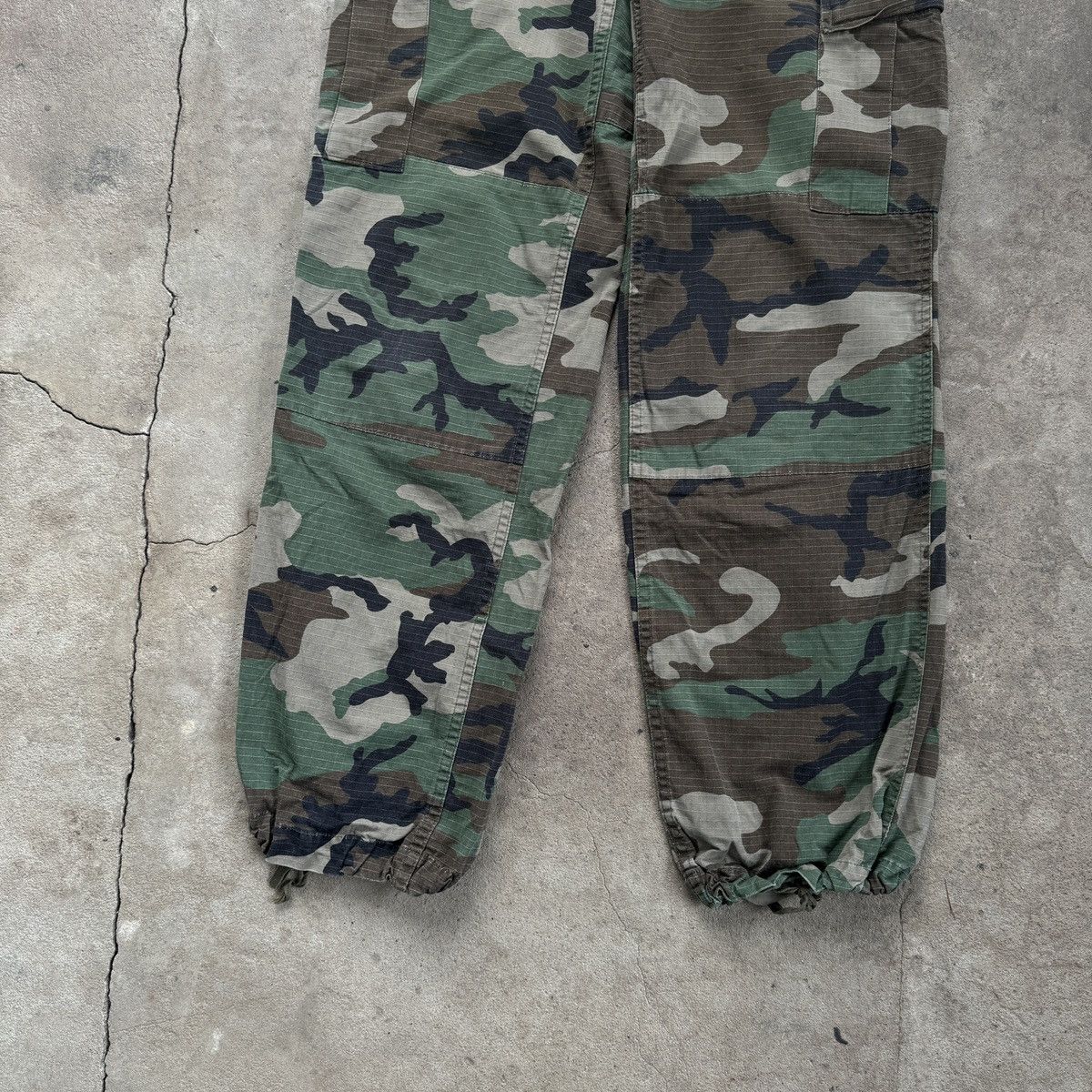Other Vintage Mil-Tec Camo Cargo Pants Kanye West Style Size US 28 / EU 44 - 3 Thumbnail