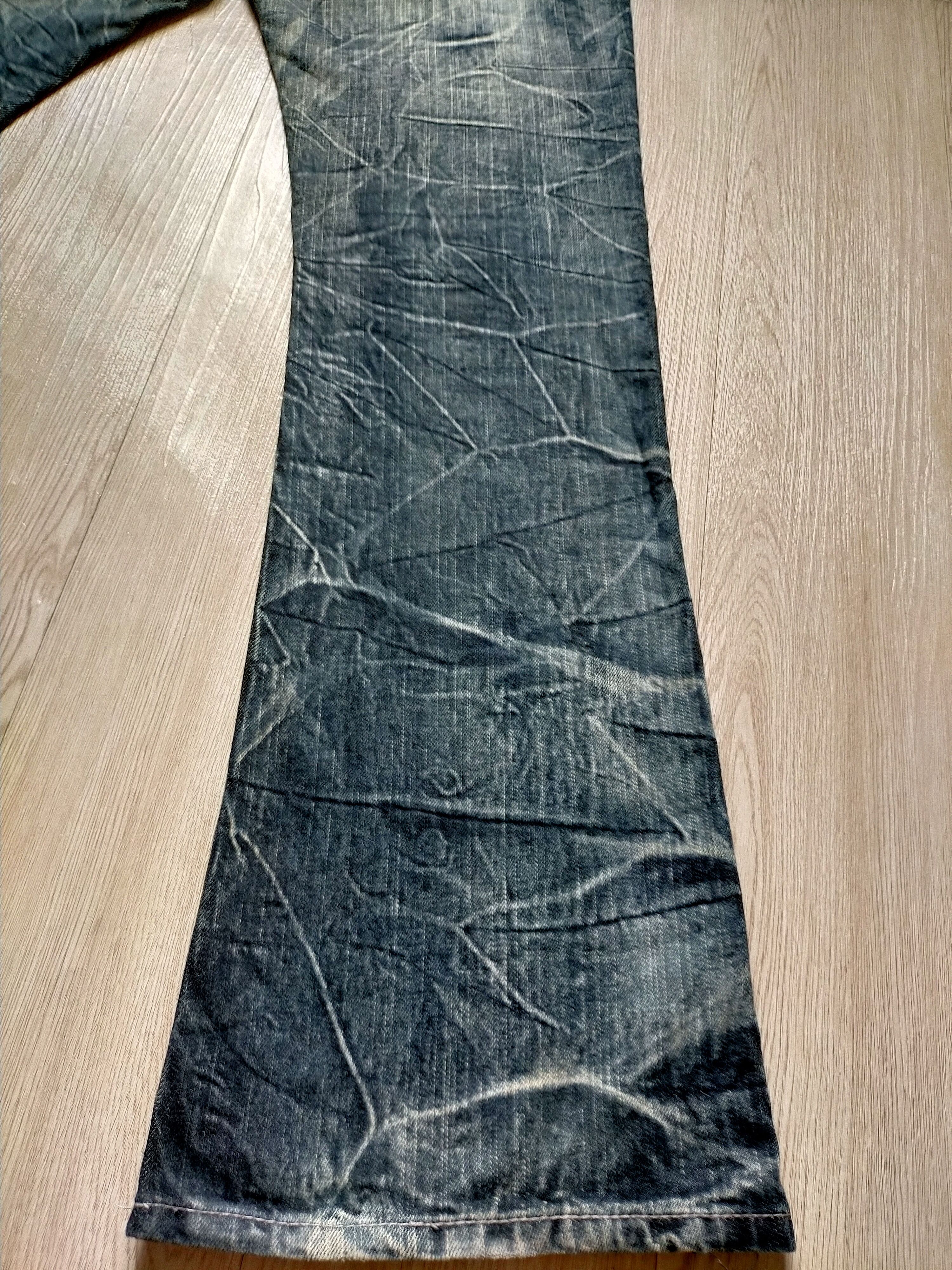 If Six Was Nine Flare Jeans Wild Life Embroidered Spider Boot cut denim Size US 33 - 18 Thumbnail