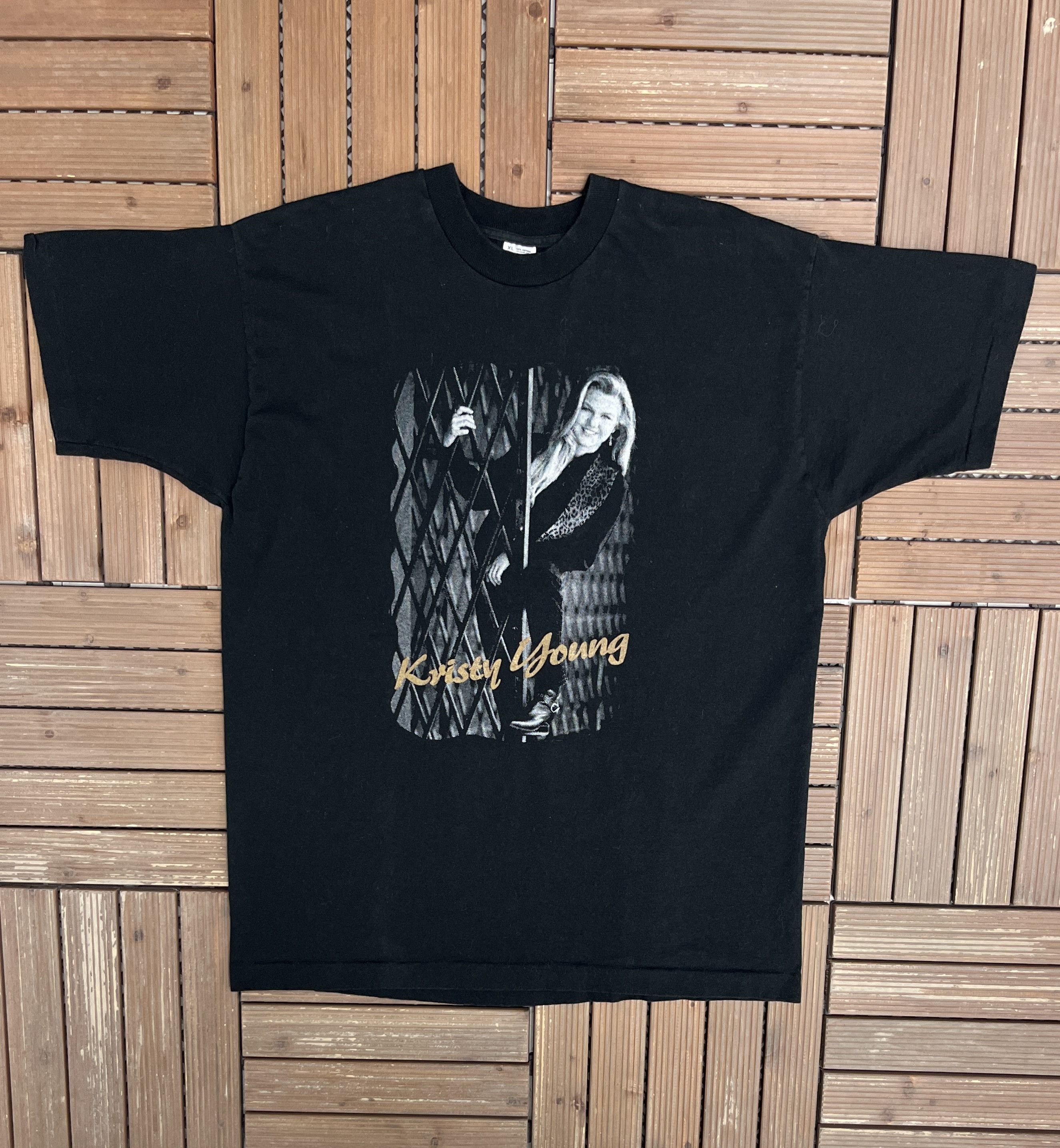 Vintage Kristy Young Get A Life Vintage Black T-Shirt Tee Size US XL / EU 56 / 4 - 1 Thumbnail