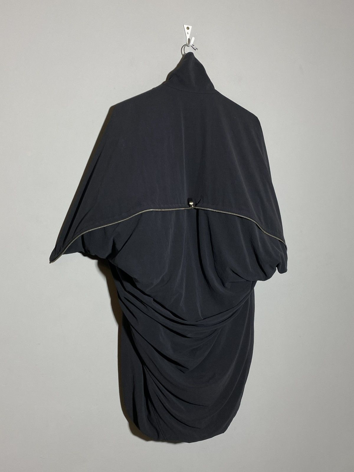Issey Miyake Issey Miyake Black Asymmetrical Zipper Jacket Size US M / EU 48-50 / 2 - 9 Thumbnail