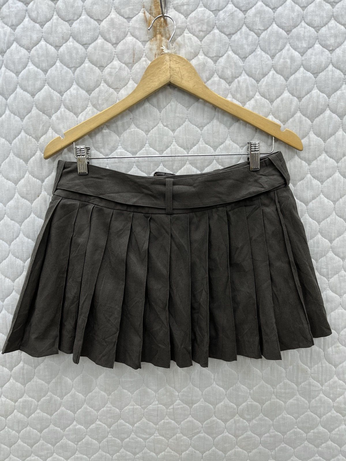 Katharine Hamnett London 🔥🔥🔥STEALS KATHARINE HAMNETT WRAPPED PLEATED BELT SKIRTS Size 32" / US 10 / IT 46 - 4 Thumbnail