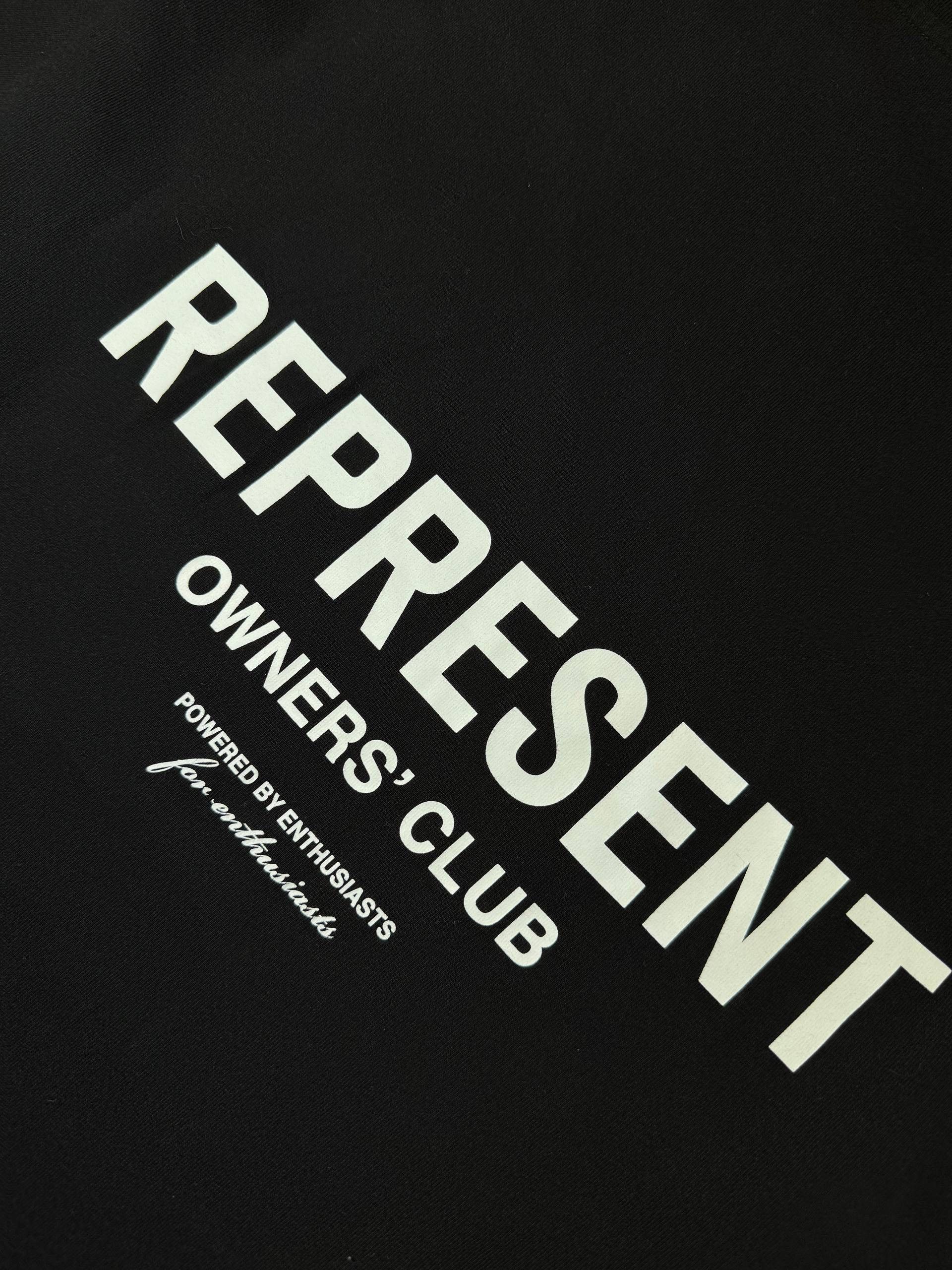 Represent Clo. Represent Owners’ Club Black Big Printed Logo T-shirt Size US L / EU 52-54 / 3 - 3 Thumbnail