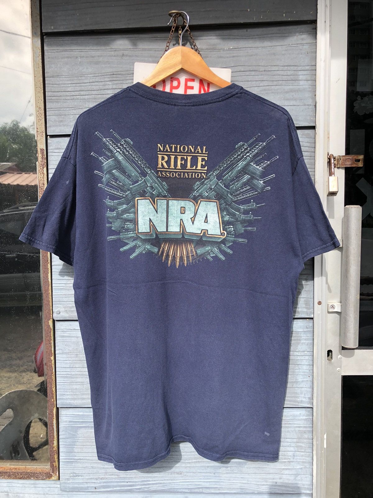 Japanese Brand × RIFLE × Vintage 🔥Vintage Y2K🔥National Rifle Association Backhit Tshirt Size US XL / EU 56 / 4 - 1 Thumbnail