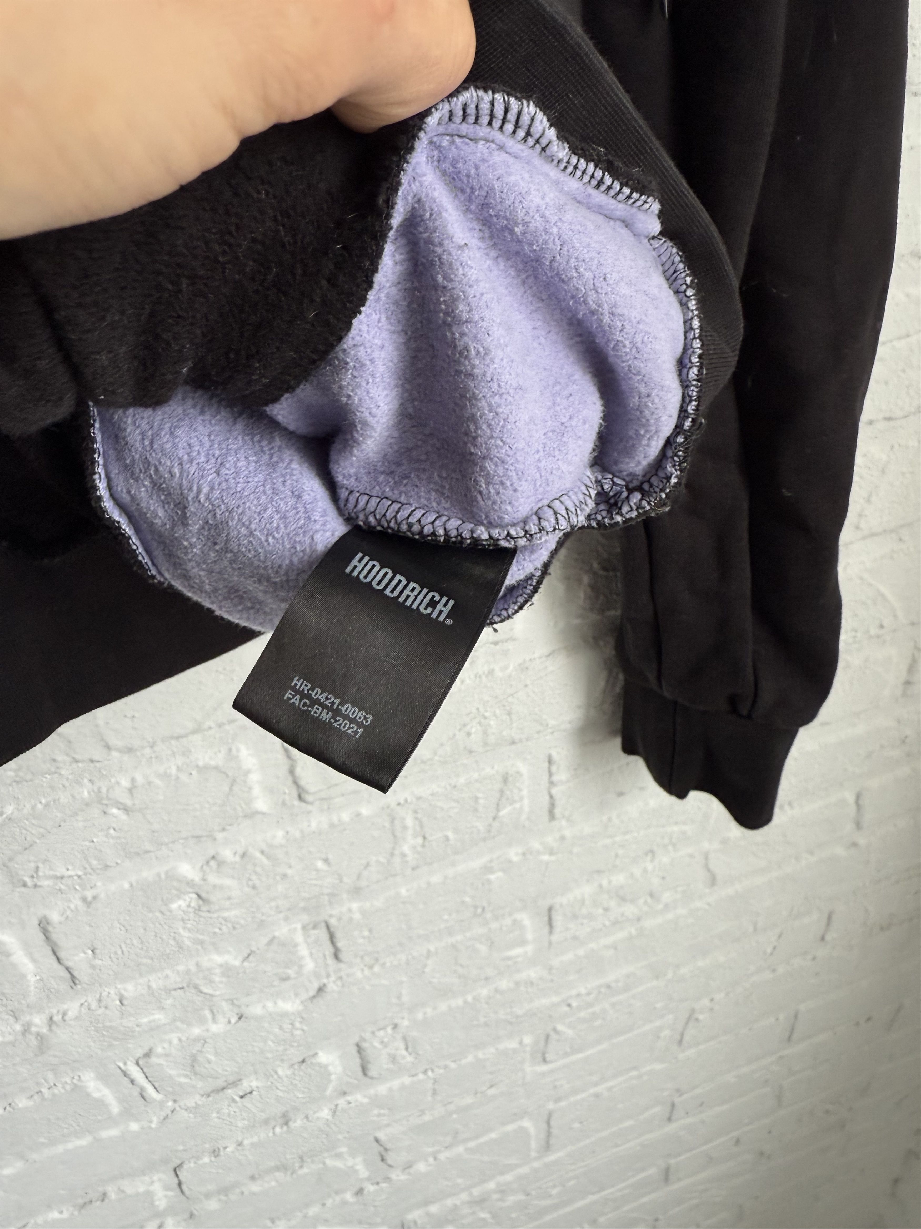 Hoodrich Hoodrich black violet sweatshirt Size US S / EU 44-46 / 1 - 7 Thumbnail