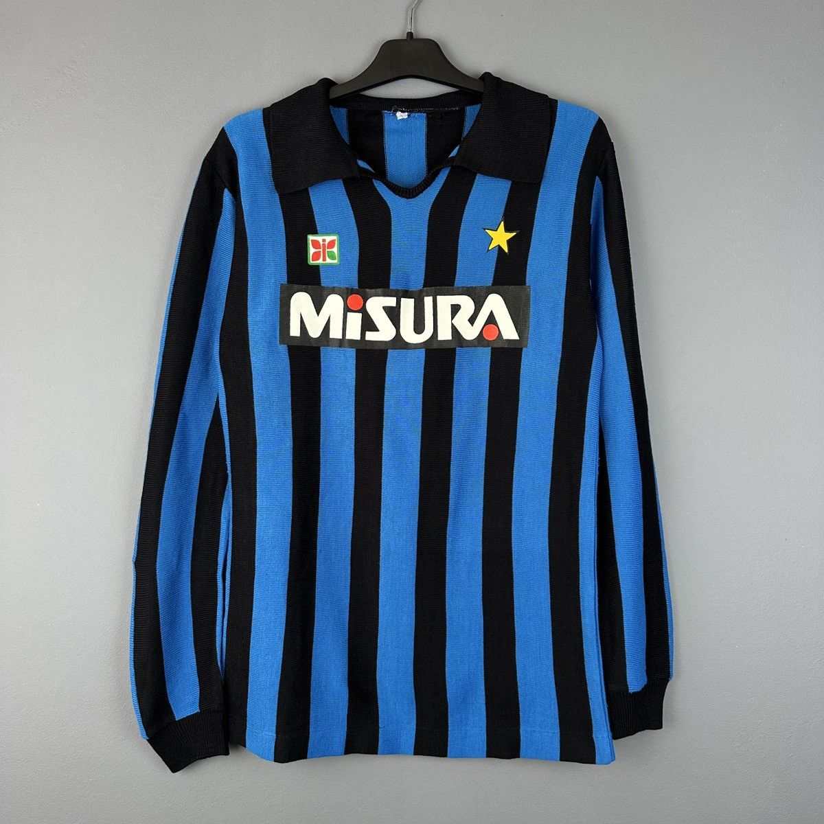 Vintage Vintage Inter Milan Rare Jersey Long Sleeve Mecsport Shirt Size US M / EU 48-50 / 2 - 3 Thumbnail