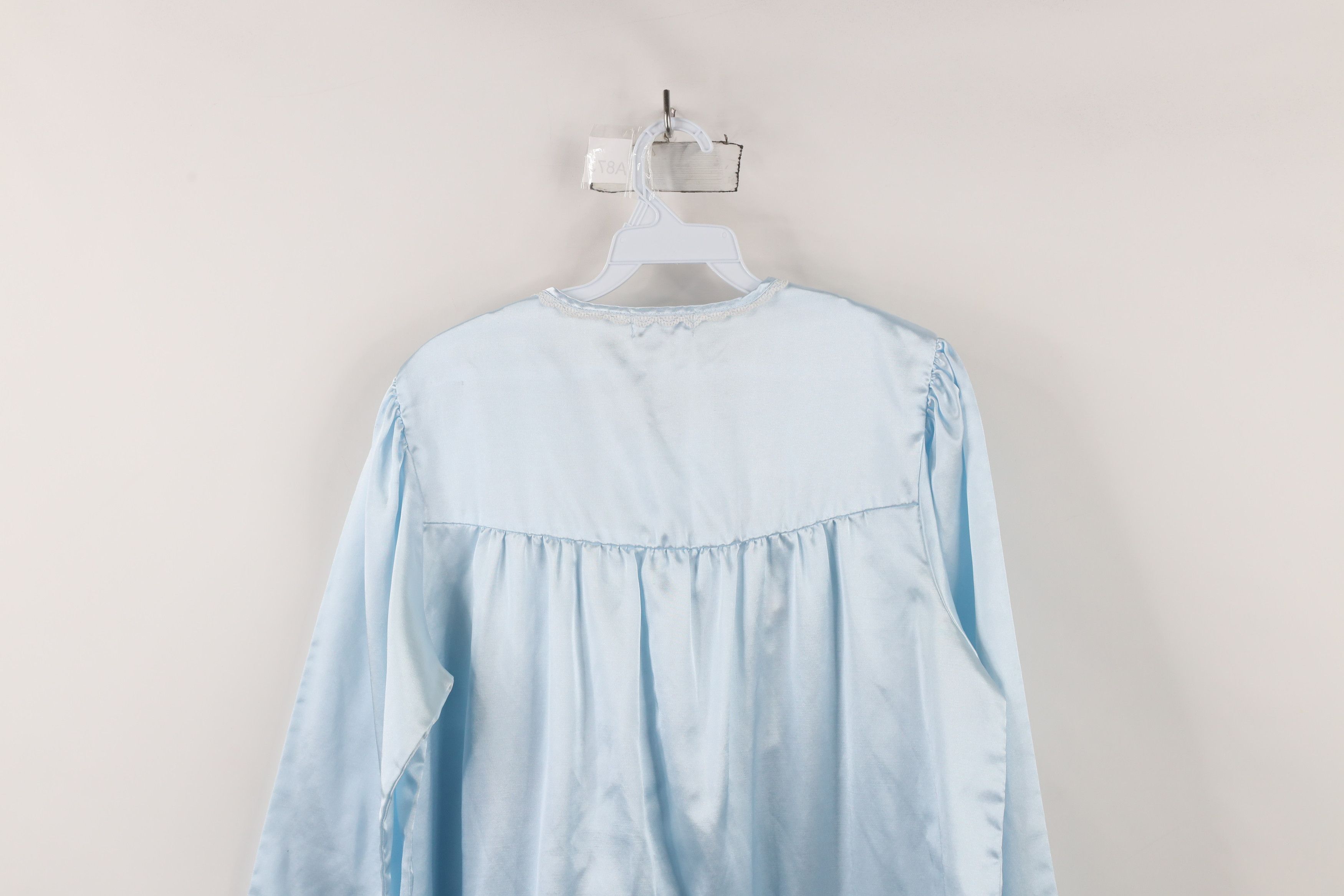 Vintage Vintage 90s Miss Elaine Flower Lace Night Gown Shirt Size M / US 6-8 / IT 42-44 - 12 Thumbnail