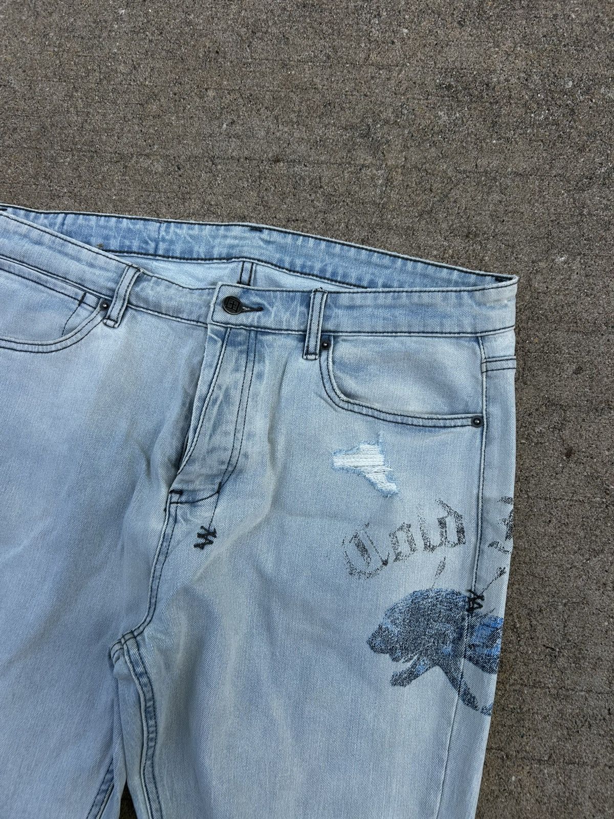 Ksubi Ksubi Slim Fit Denim Jeans Size US 38 / EU 54 - 4 Thumbnail