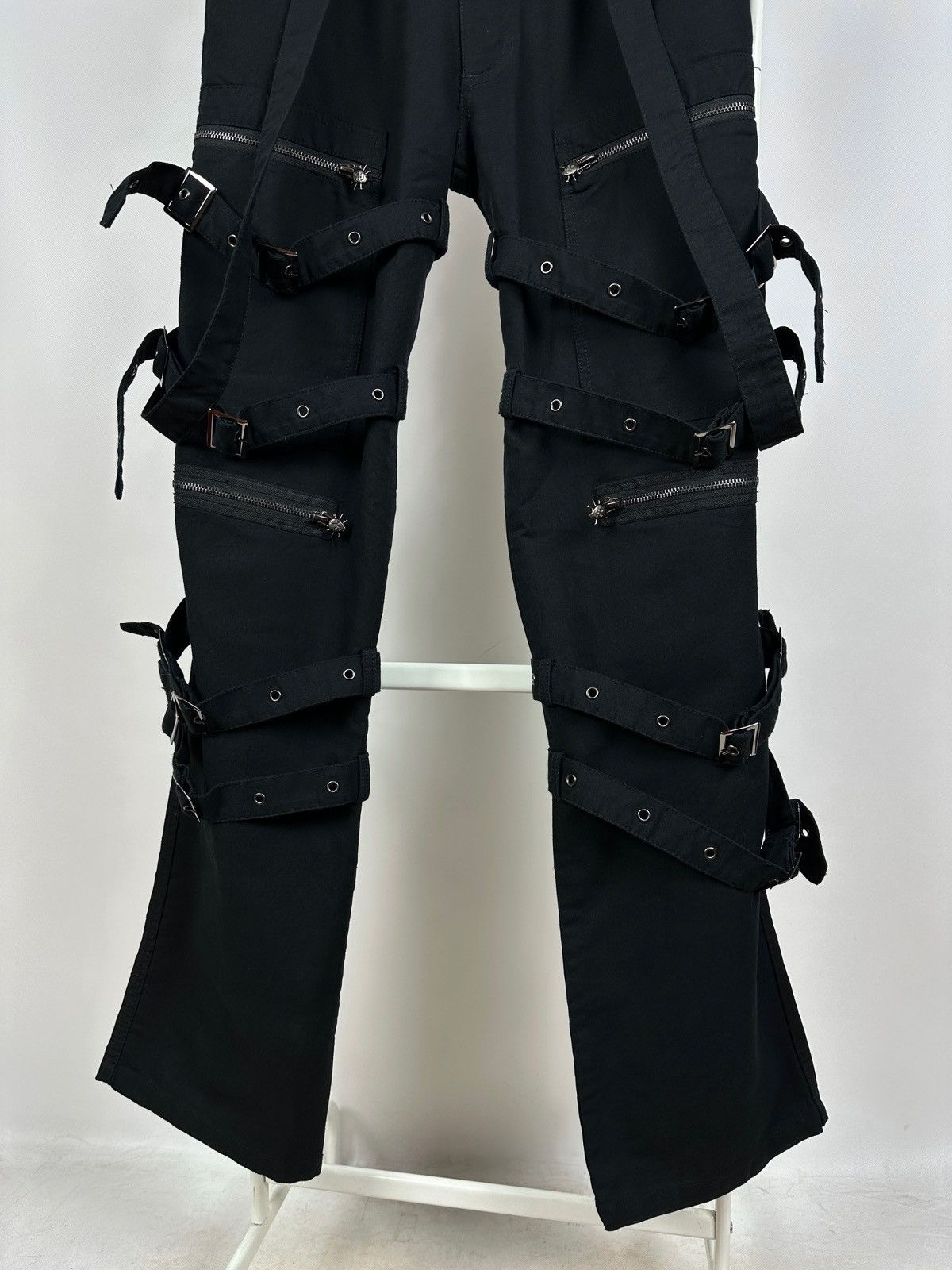 Queen Of Darkness Avant Garde Punk Goth Bondage Cargo Pants