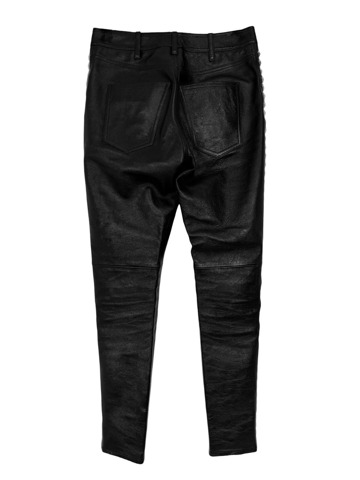 Celine × Hedi Slimane SS19/SS21 Studded Leather Pants (2019/2021, Stud) Size US 30 / EU 46 - 2 Thumbnail