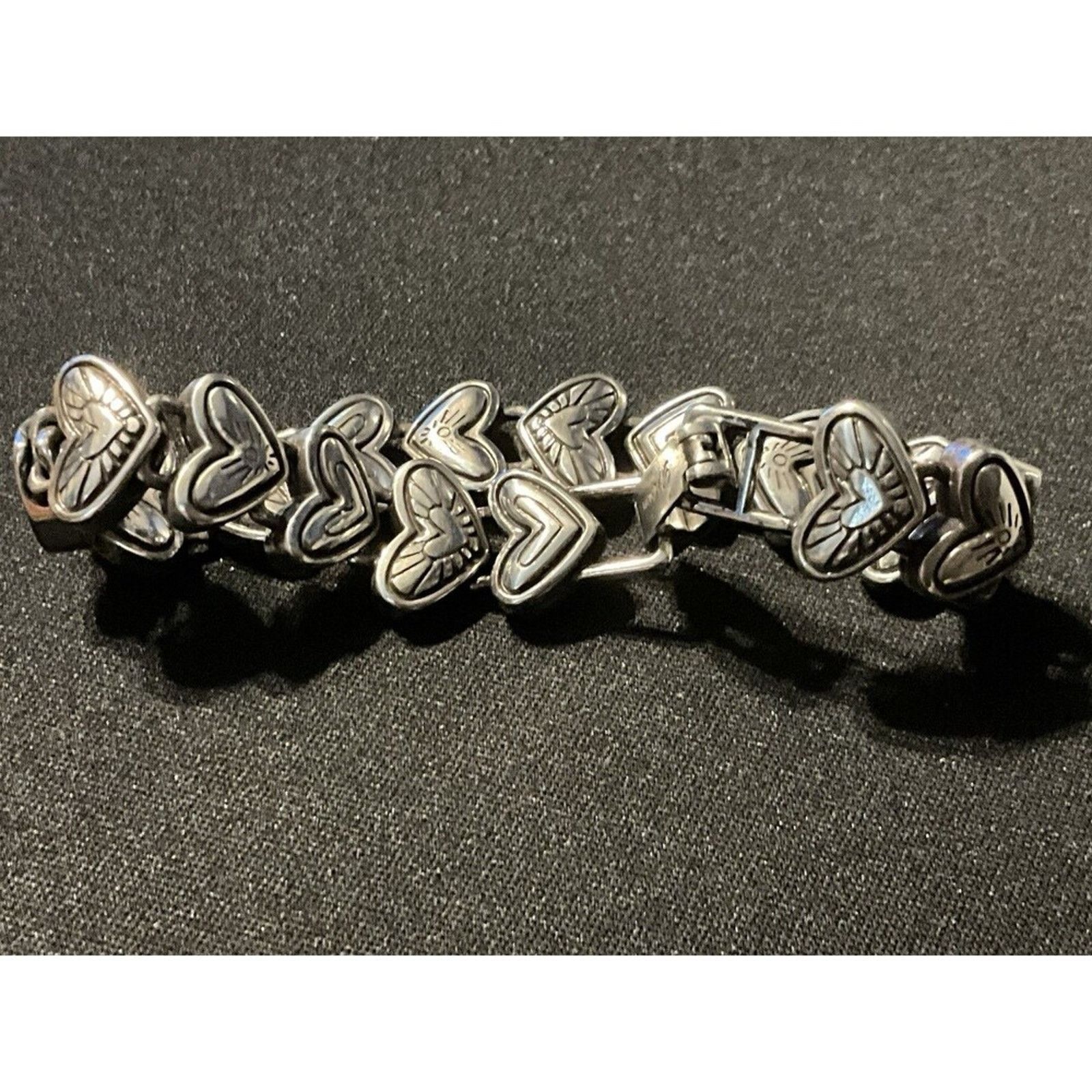 Brighton Brighton Heritage Heart Bracelet Silver Plated Size ONE SIZE - 1 Thumbnail