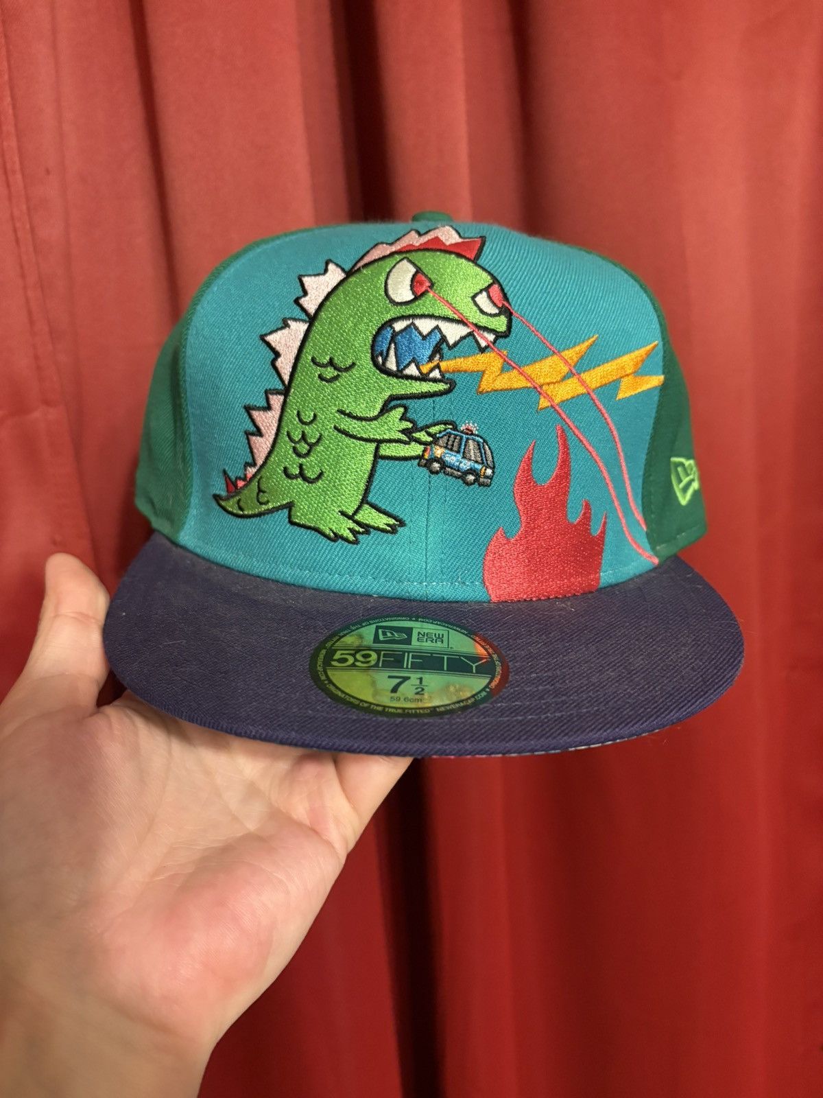tokidoki Tokidoki x New Era Hat Kaiju Simone Legno Godzilla Grail Size ONE SIZE - 1 Thumbnail