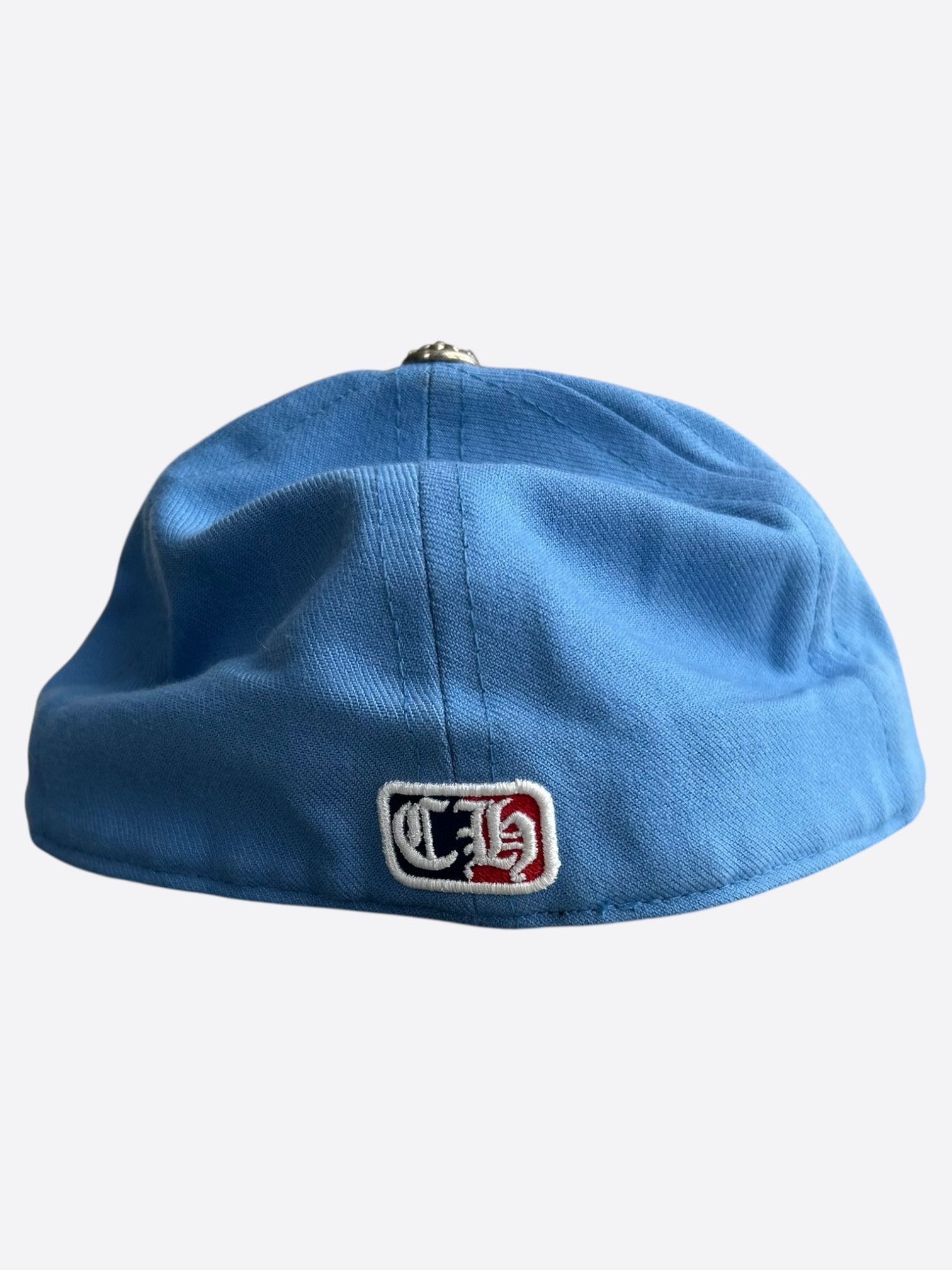 Chrome Hearts Chrome Hearts Blue & White Heart Logo Fitted Hat Size ONE SIZE - 3 Thumbnail
