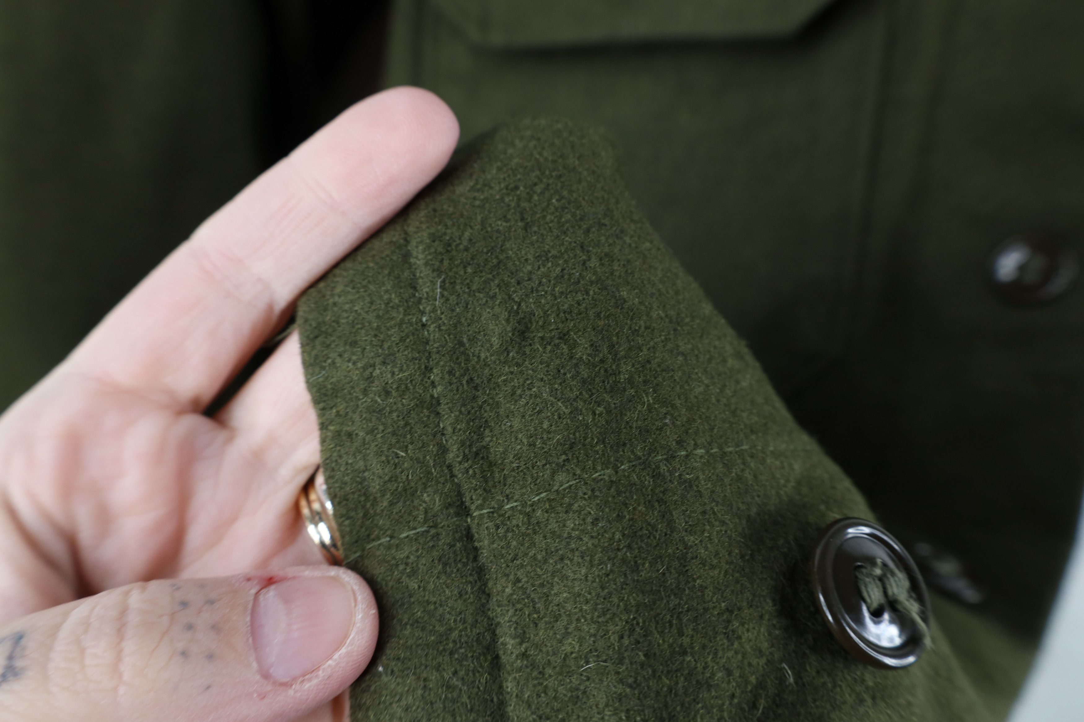 Vintage Vintage 50s Korean War Wool Combat Field Jacket Green USA Size US M / EU 48-50 / 2 - 7 Thumbnail