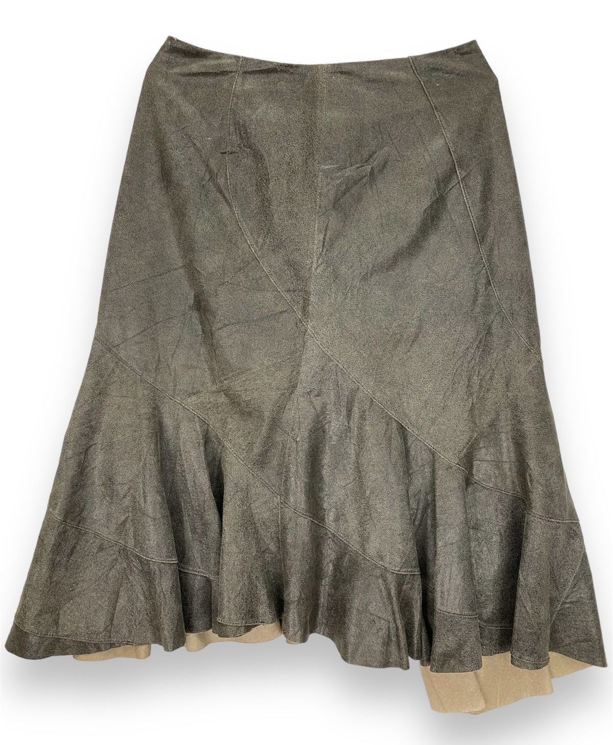 Otto Otto Collection Leather Skirt Size 26" / US 2 / IT 38 - 2 Thumbnail