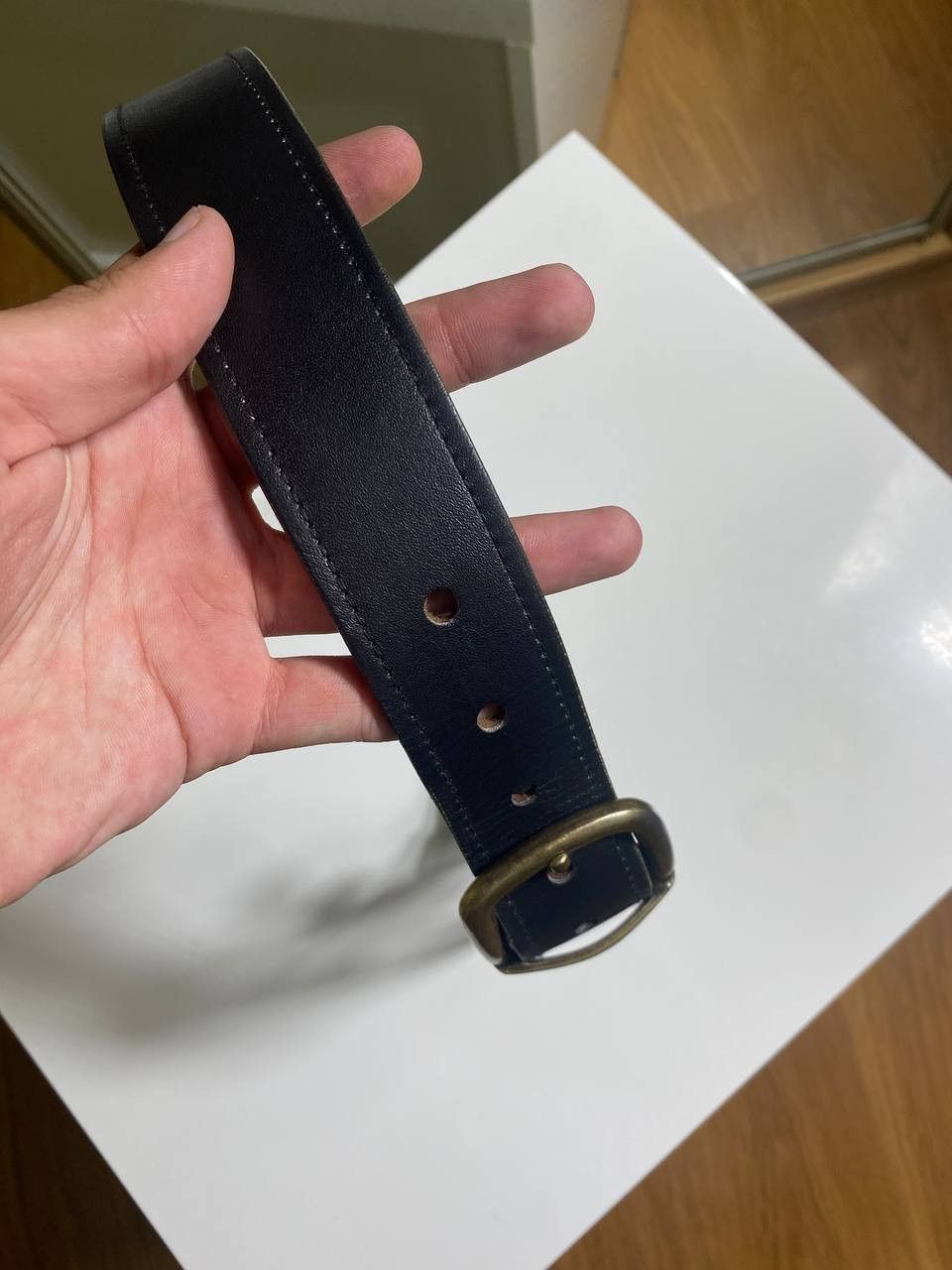 Diesel × Vintage Diesel Y2K vintage logo leather belt Size ONE SIZE - 14 Thumbnail