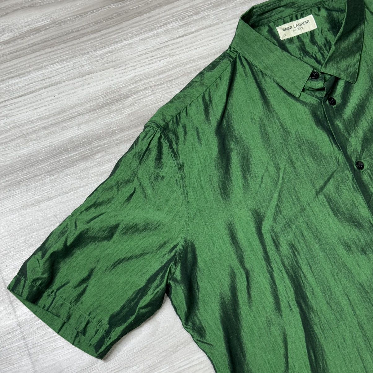 Saint Laurent Paris Saint Laurent silk plain shirt Size US L / EU 52-54 / 3 - 2 Thumbnail