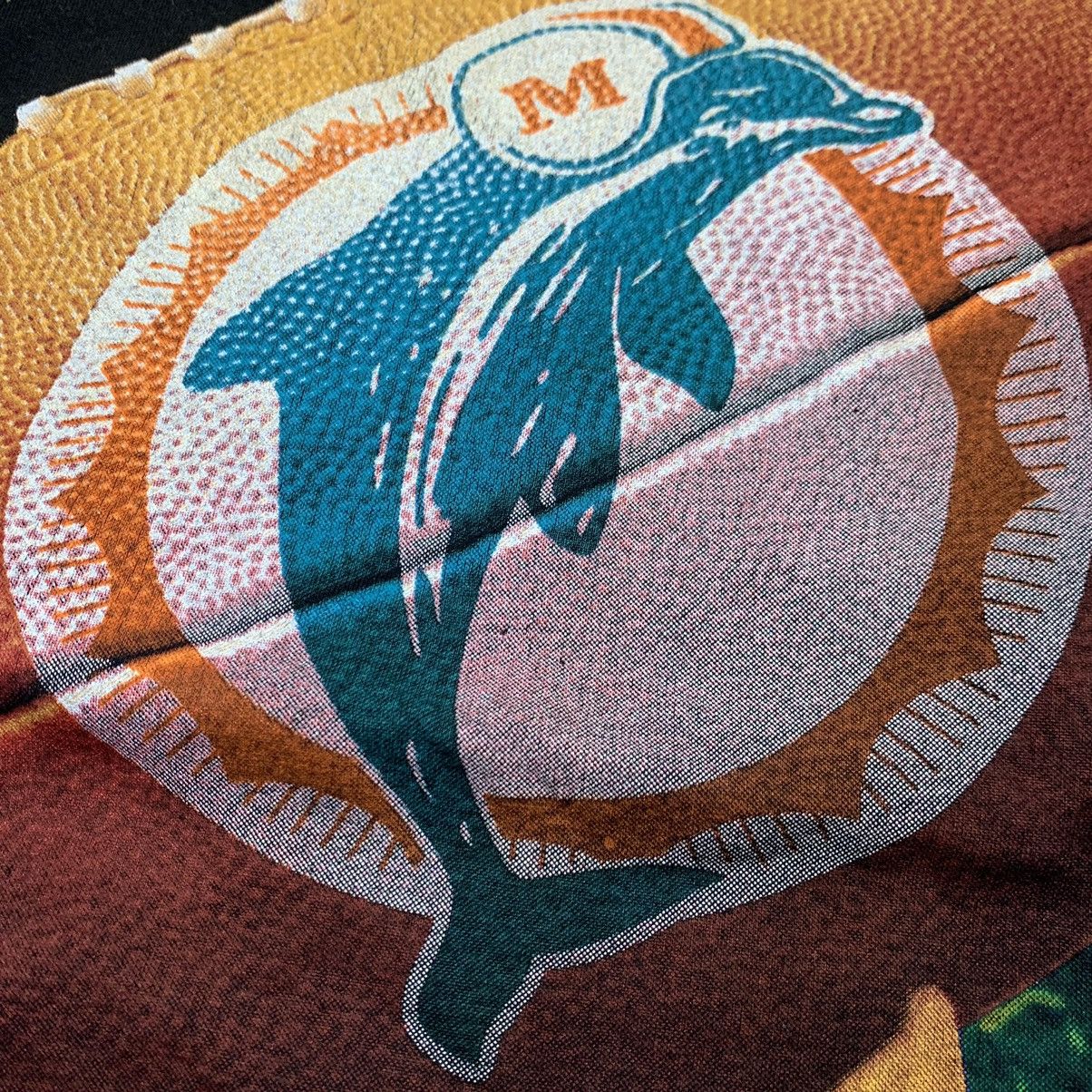 Other Vintage 1994 Miami Dolphins NFL Nutmeg Black T-shirt Size US XL / EU 56 / 4 - 4 Thumbnail