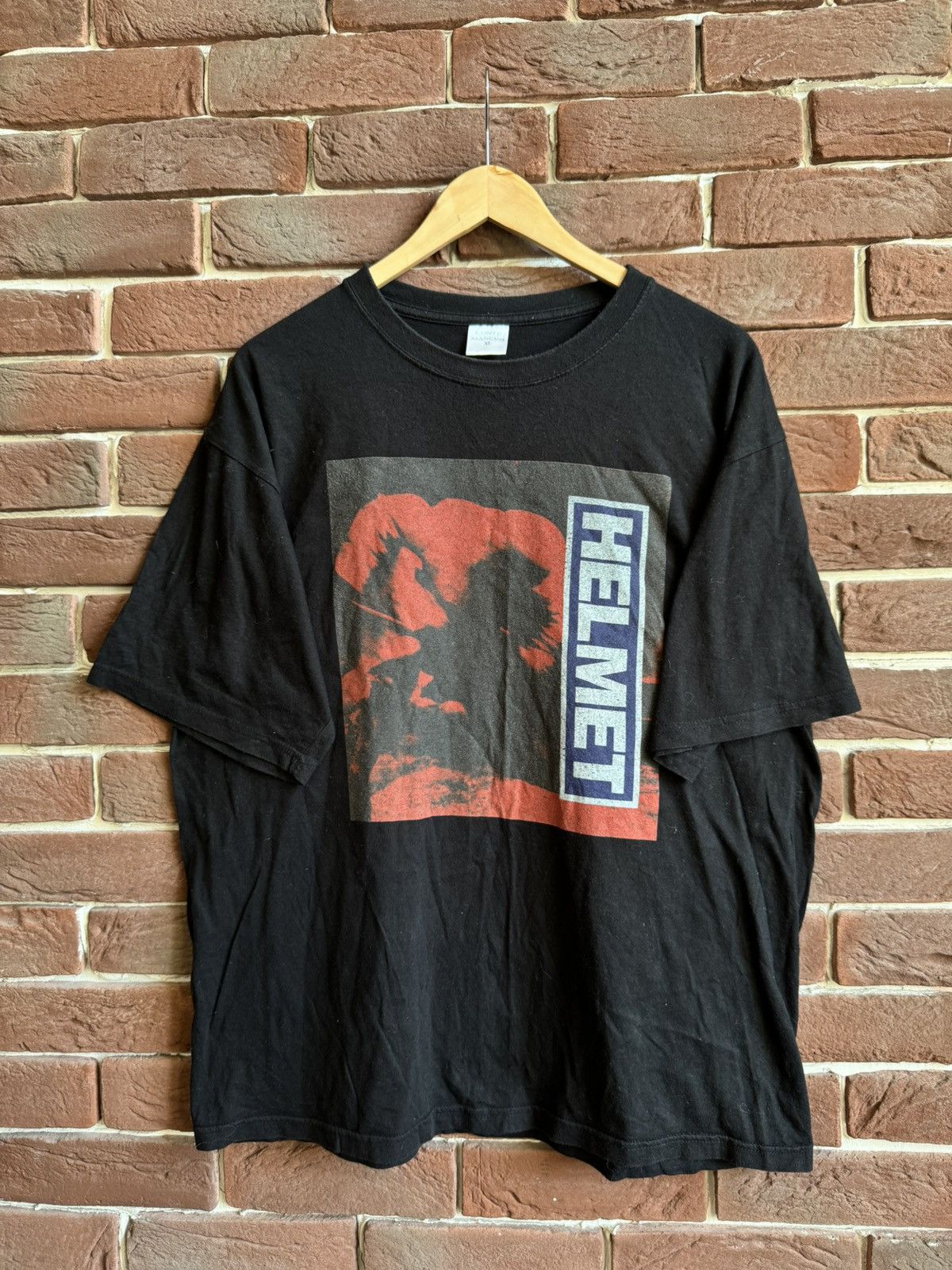 Band Tees Vintage 00s HELMET Meantime NY Crewneck Hardcore Band Black Size US XL / EU 56 / 4 - 1 Thumbnail