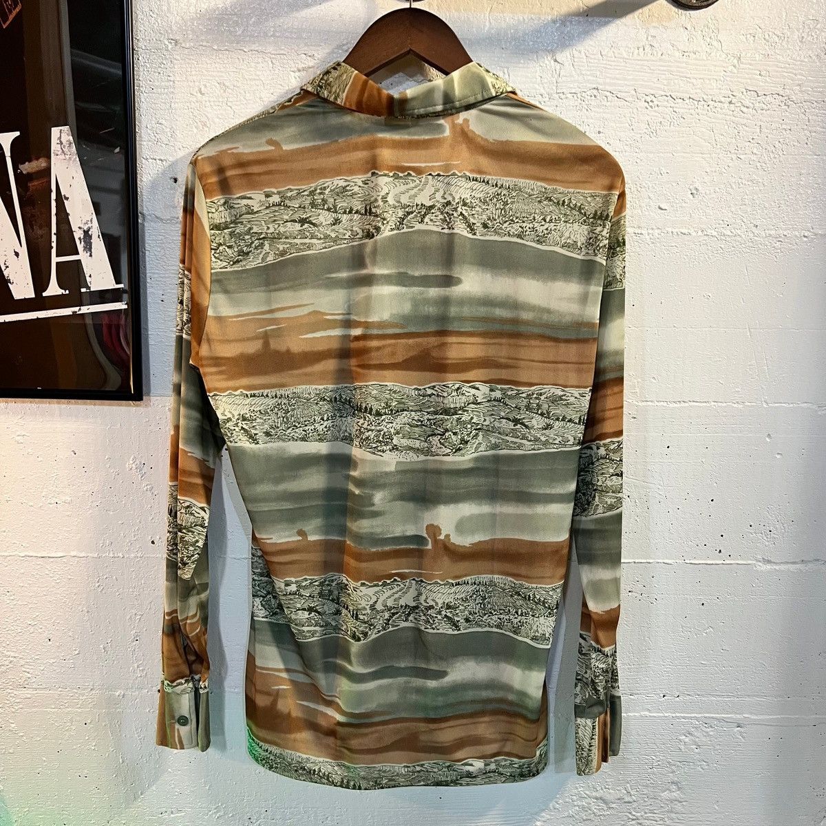 Vintage True Vintage 70’s Landscape Long Sleeve Button Up Shirt Size US M / EU 48-50 / 2 - 2 Thumbnail