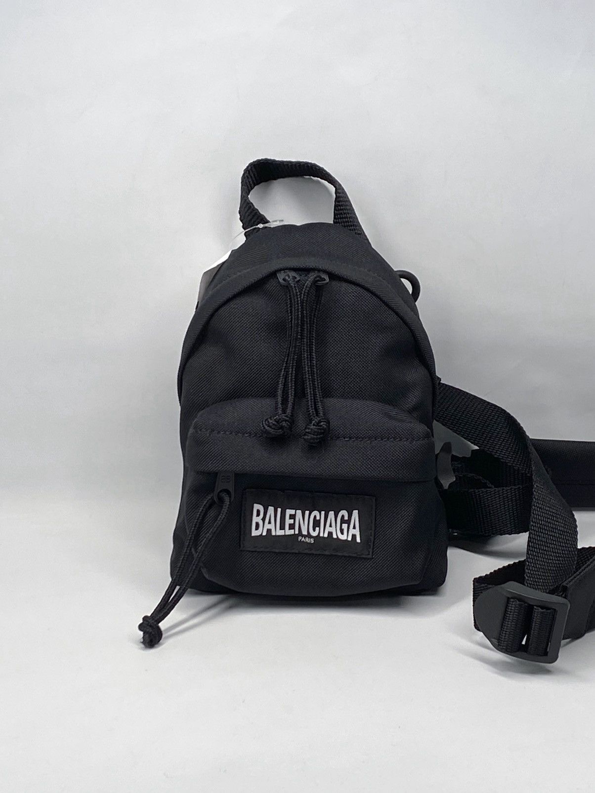 Balenciaga Balenciaga Black Nylon Mini Backpack Bag Size ONE SIZE - 13 Thumbnail