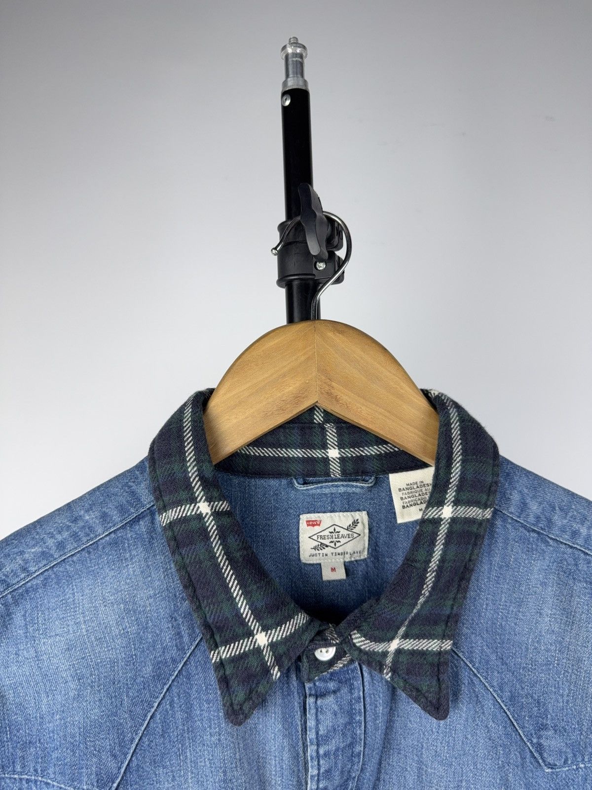 Levi's 00s Retro Levi’s x Justin Timberlake Denim Western Shirt M Size US M / EU 48-50 / 2 - 7 Thumbnail