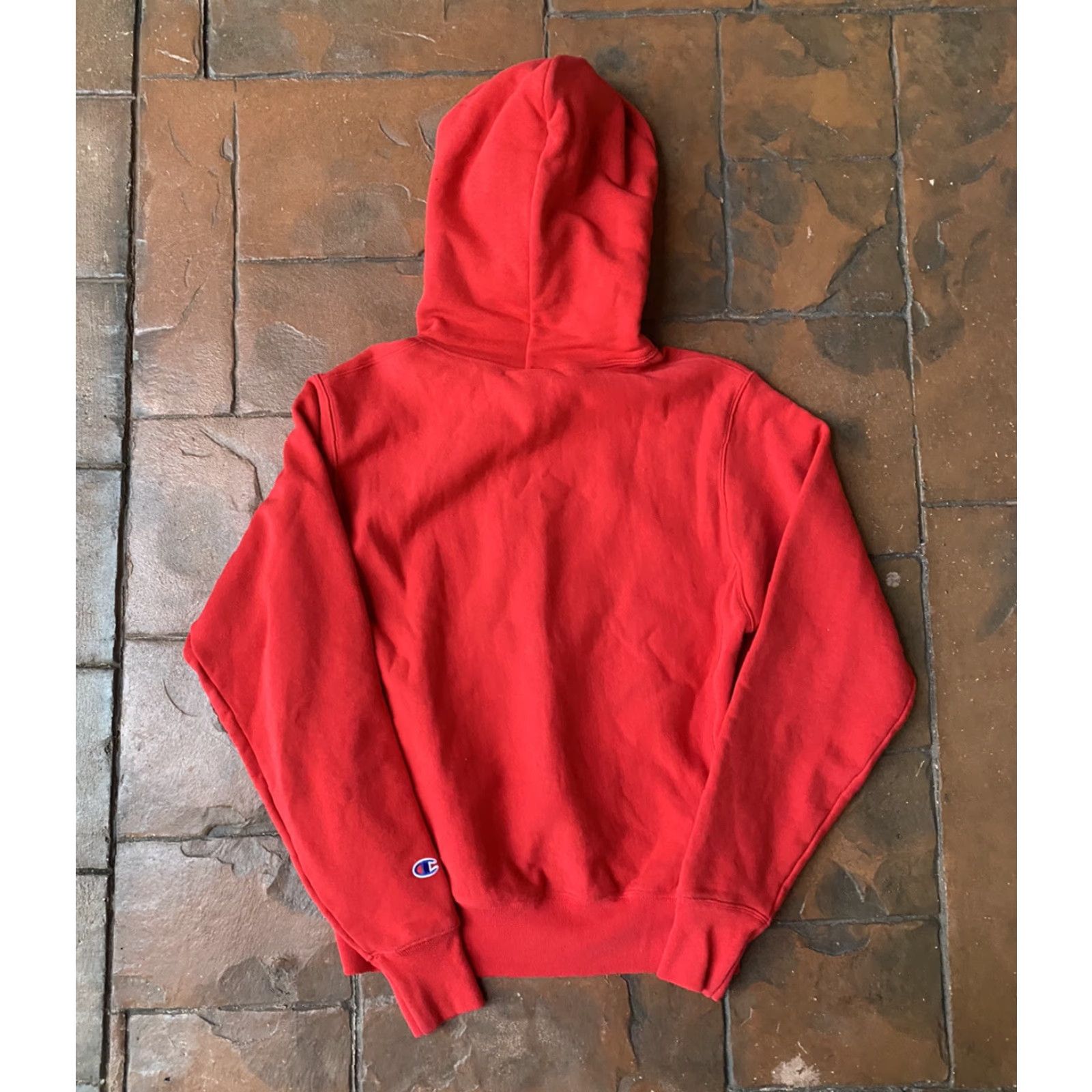 Champion VINTAGE Champion Reverse Weave Since 1919 Logo Red Hoodie Small Size US S / EU 44-46 / 1 - 3 Thumbnail