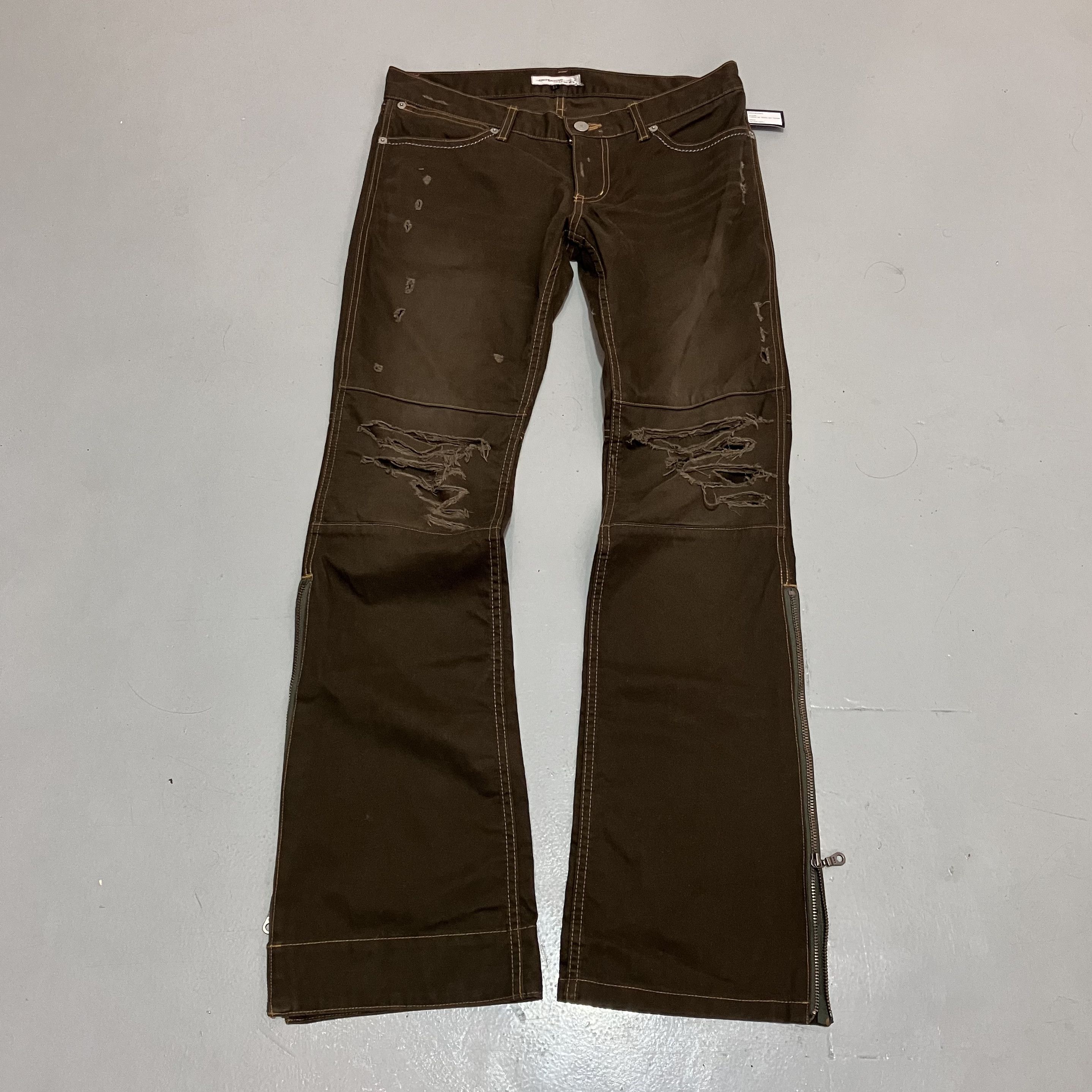 If Six Was Nine Colors by Style japan brand vkei style distressed jeans Size US 34 / EU 50 - 3 Thumbnail