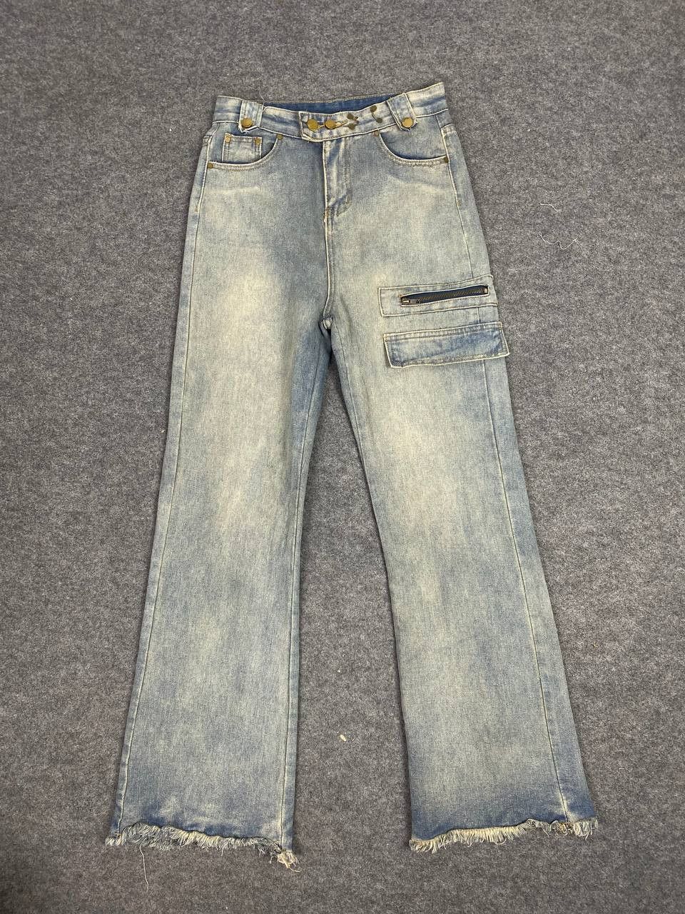 Japanese Brand vintage japanese brand bootcut flare denim nice design Size US 29 - 6 Thumbnail