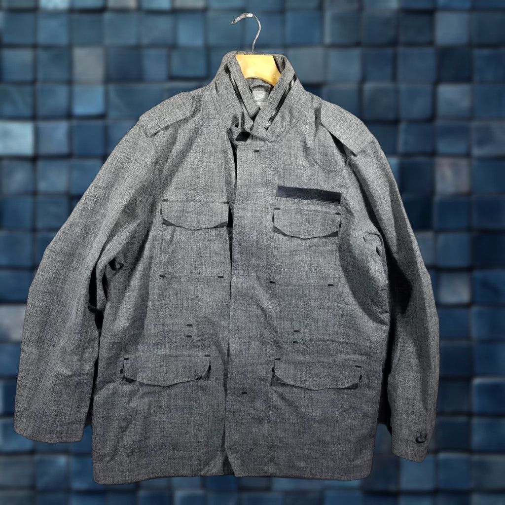 Nike Nike Rare Sportswear Military M65 Jacket XXL Gray Full Zip Hooded 439339-032 Brand: Nike Size US XXL / EU 58 / 5 - 1 Thumbnail