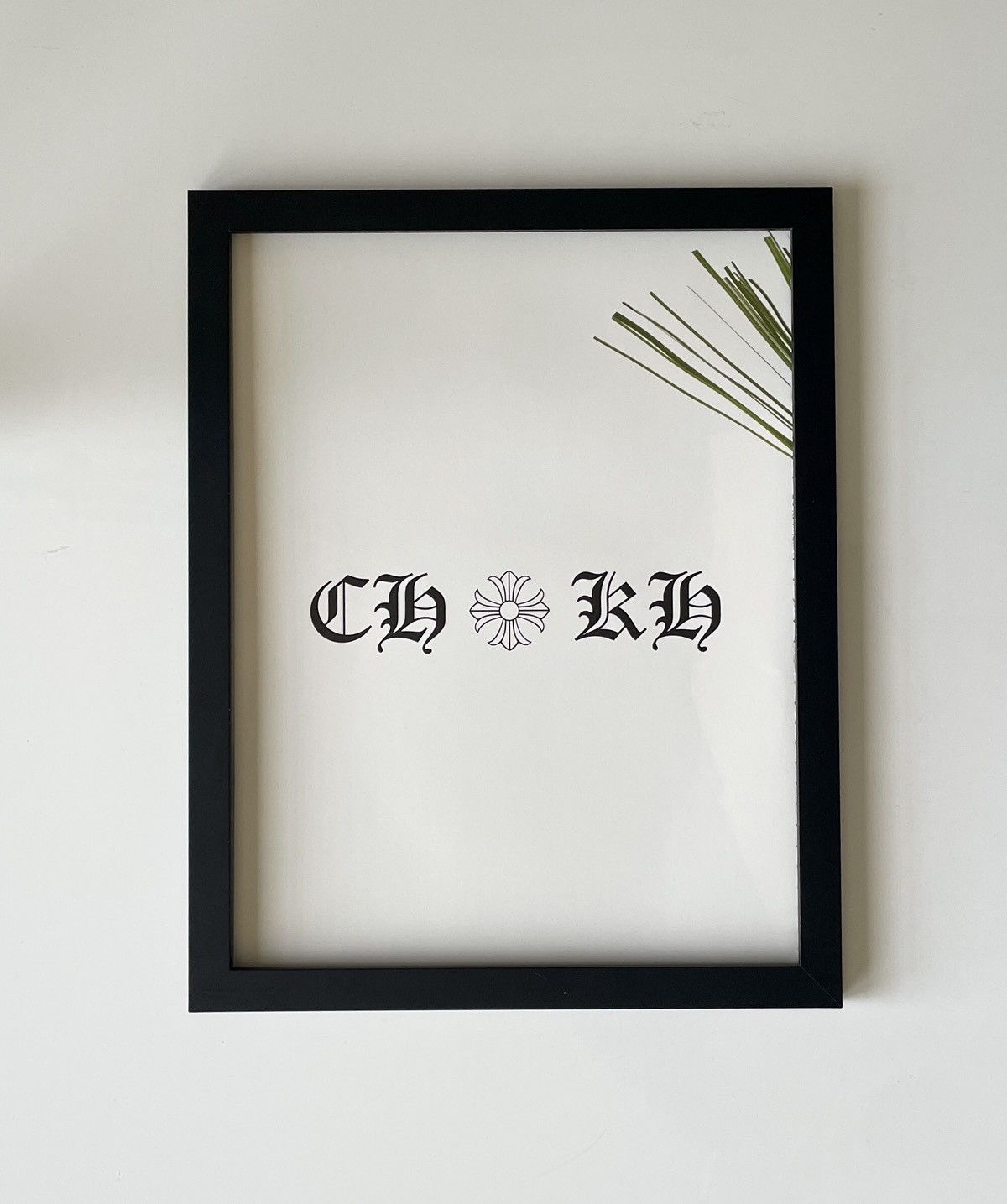 Chrome Hearts Chrome Hearts text poster framed 9x11 Size ONE SIZE - 1 Thumbnail