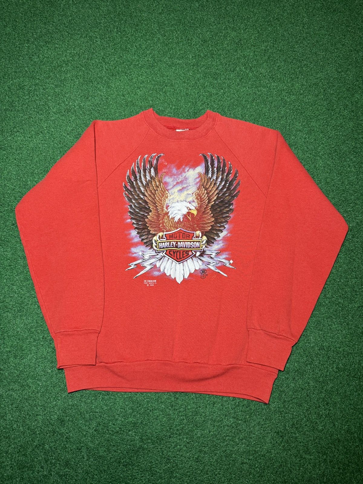 Harley Davidson 3D Emblem Harley Davidson Large 80s 90s 20x26 Sweatshirt Size US L / EU 52-54 / 3 - 1 Thumbnail