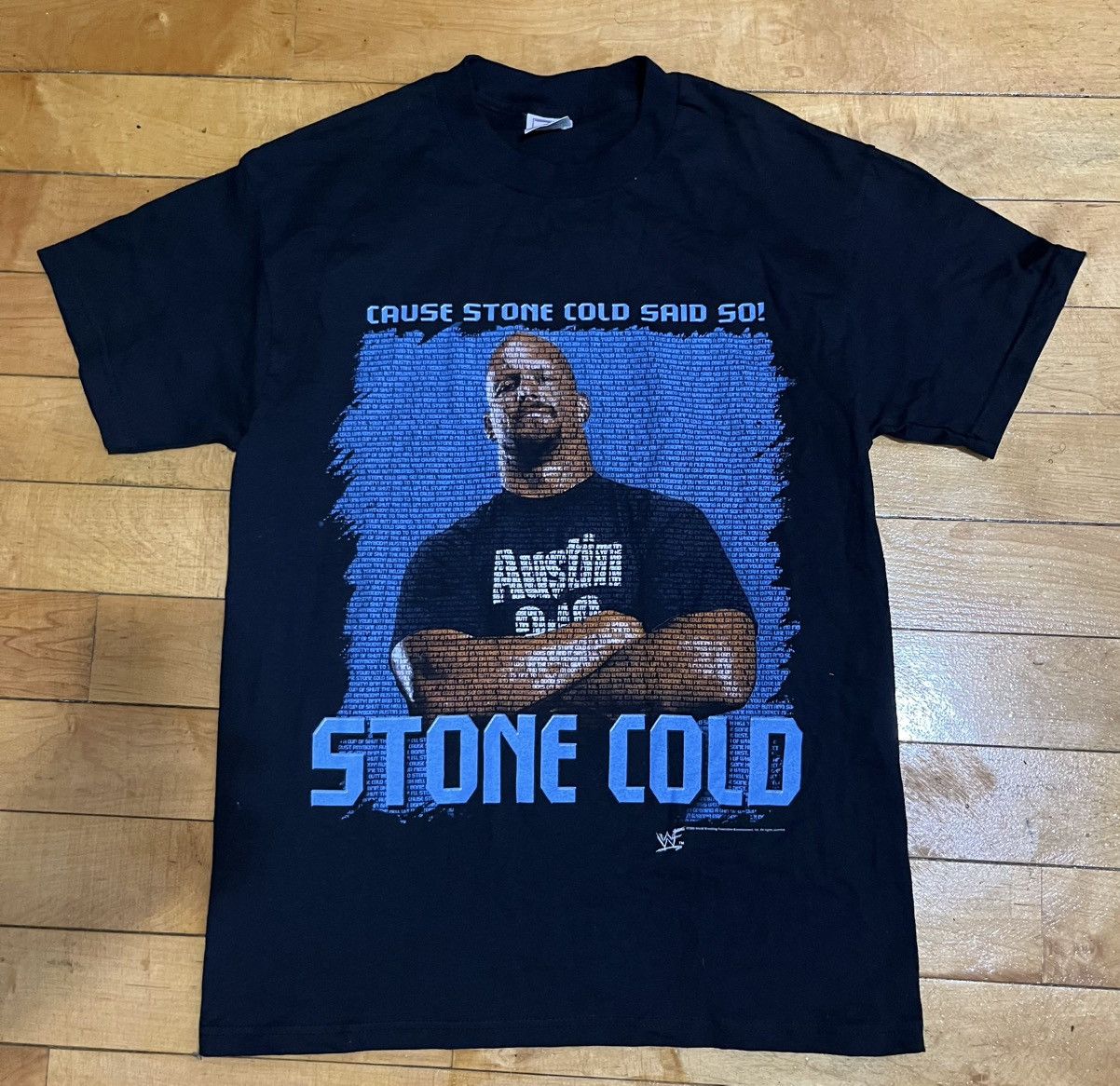 Vintage Vintage 1999 WWF Steve Austin Cause Stone Cold Said So Size US M / EU 48-50 / 2 - 1 Thumbnail